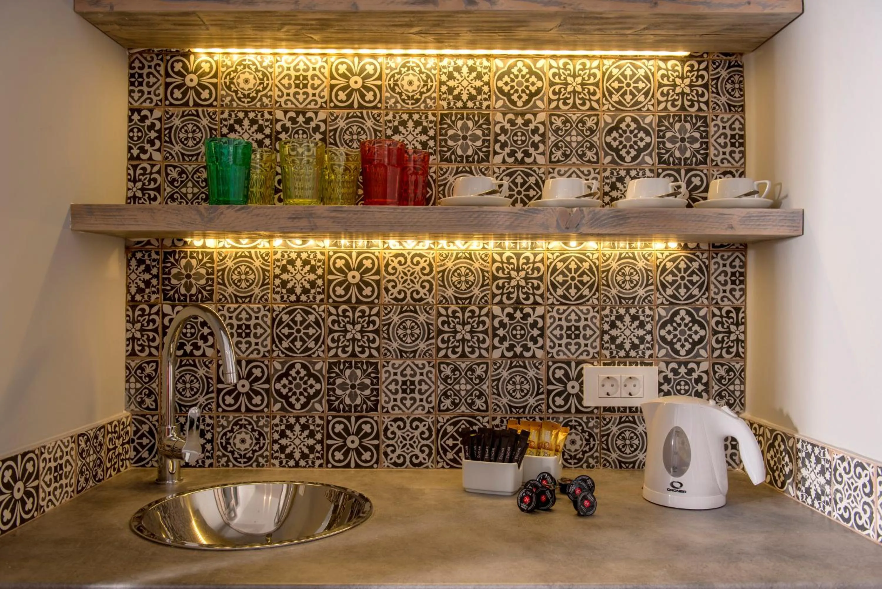 Superior Double Room with Caldera and Sunset view in Caldera's Dolphin Suites