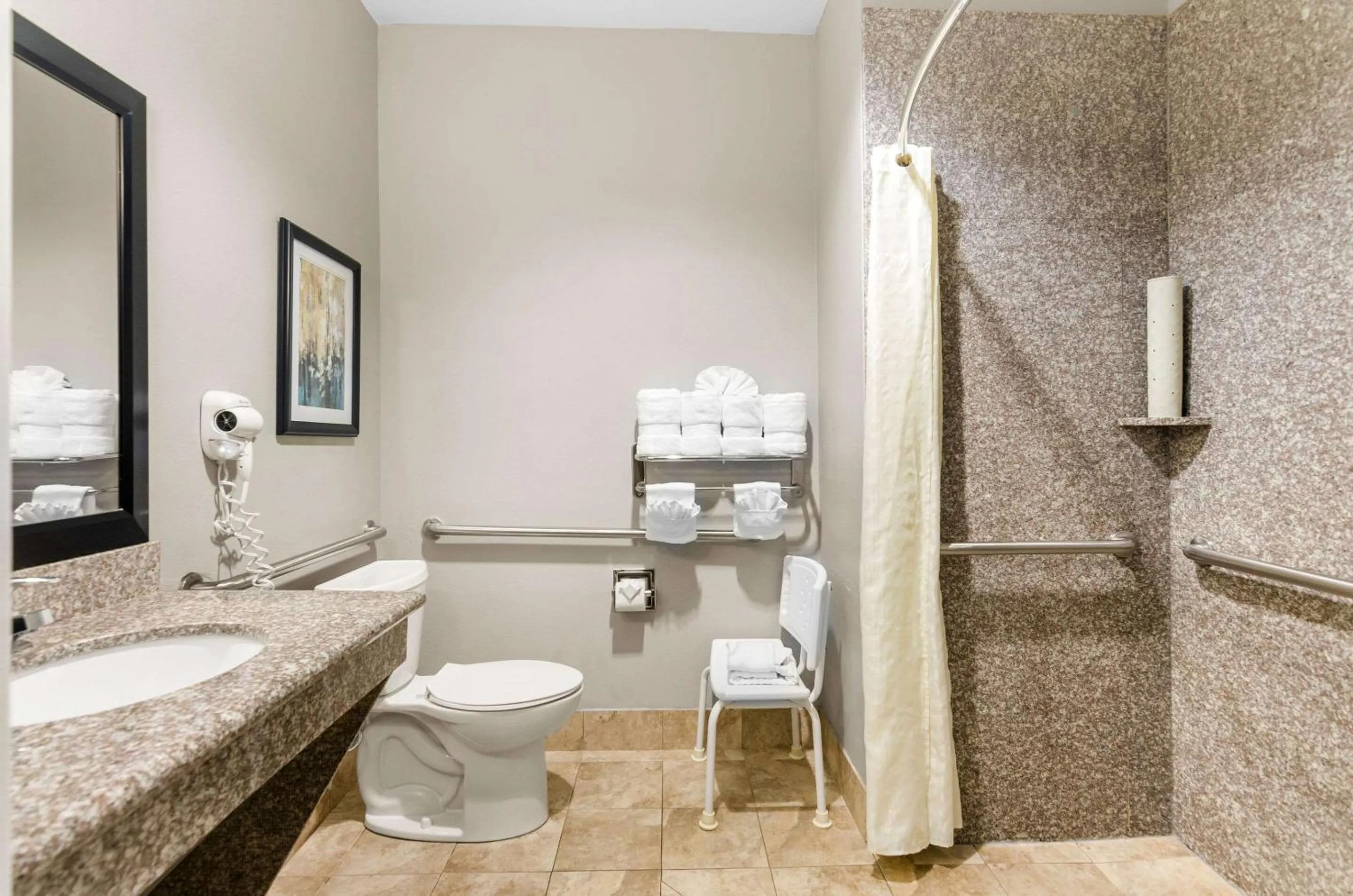 King Suite - Disability Access/Non-Smoking in Comfort Suites at Katy Mills