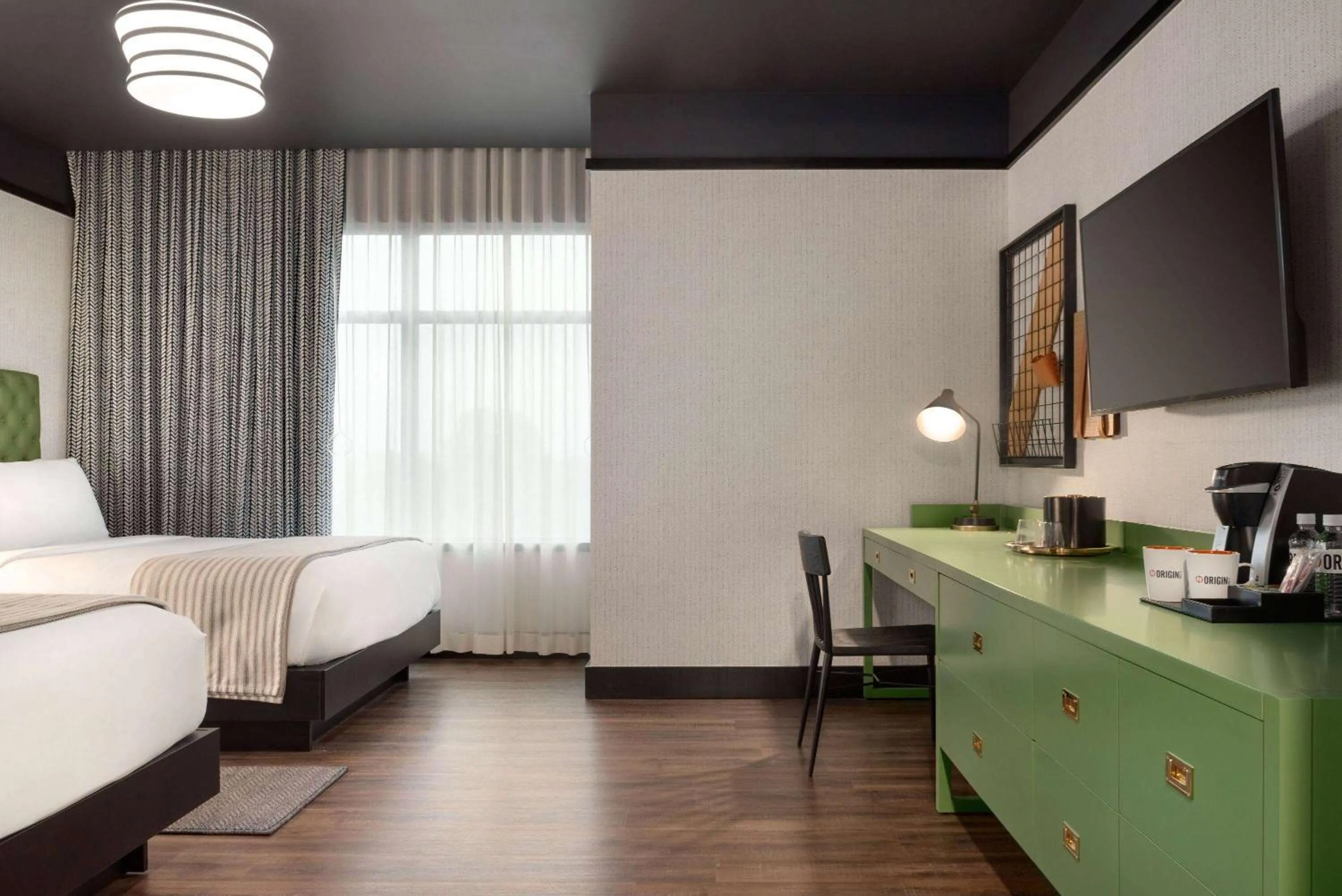 2 Queen Beds, Deluxe Mobility and Hearing Impaired Accessible Room, Non-Smoking in Origin Lexington, a Wyndham Hotel