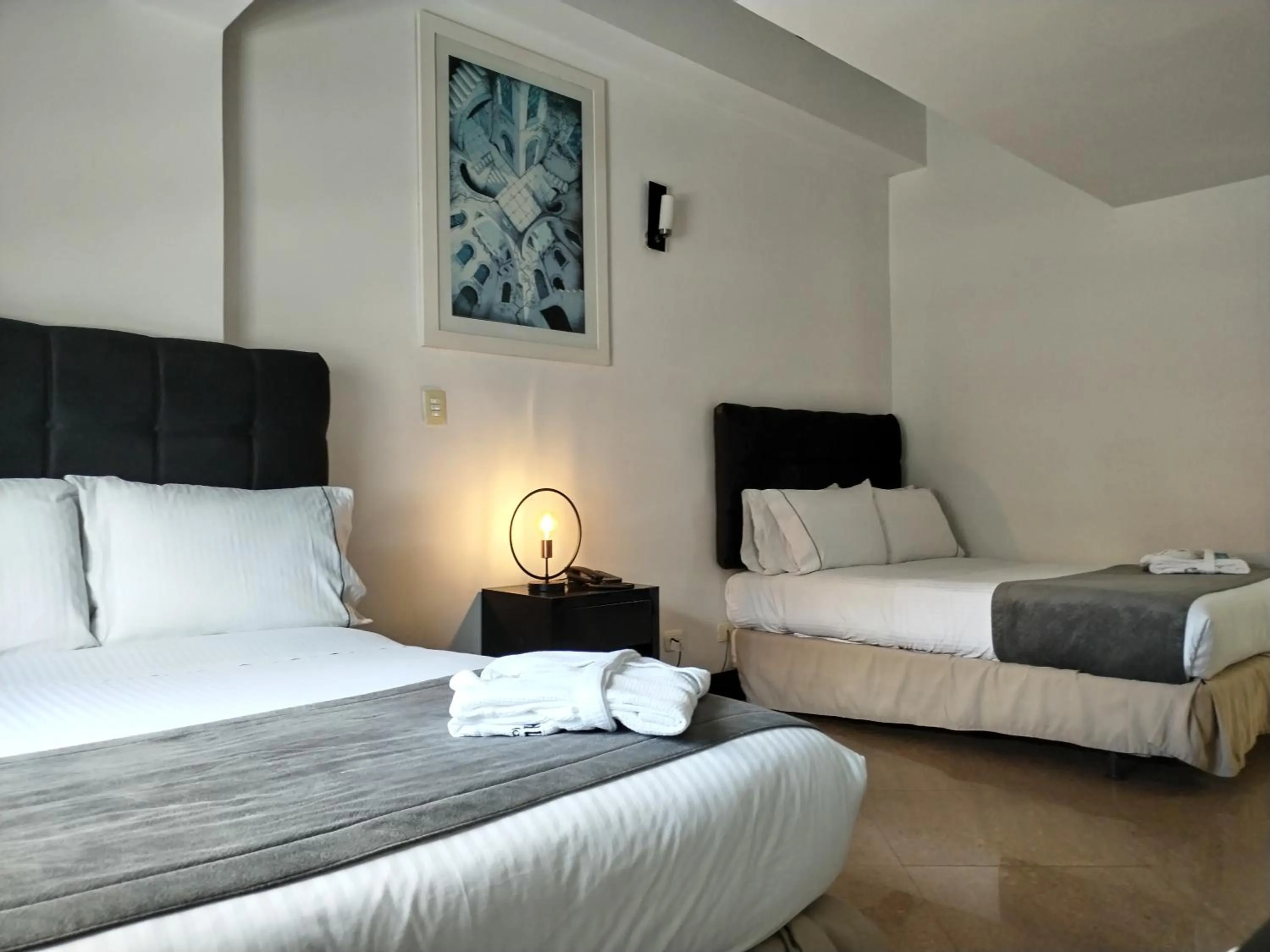 Deluxe Double Room with Two Double Beds in Santa Maria de Leyva hotel boutique