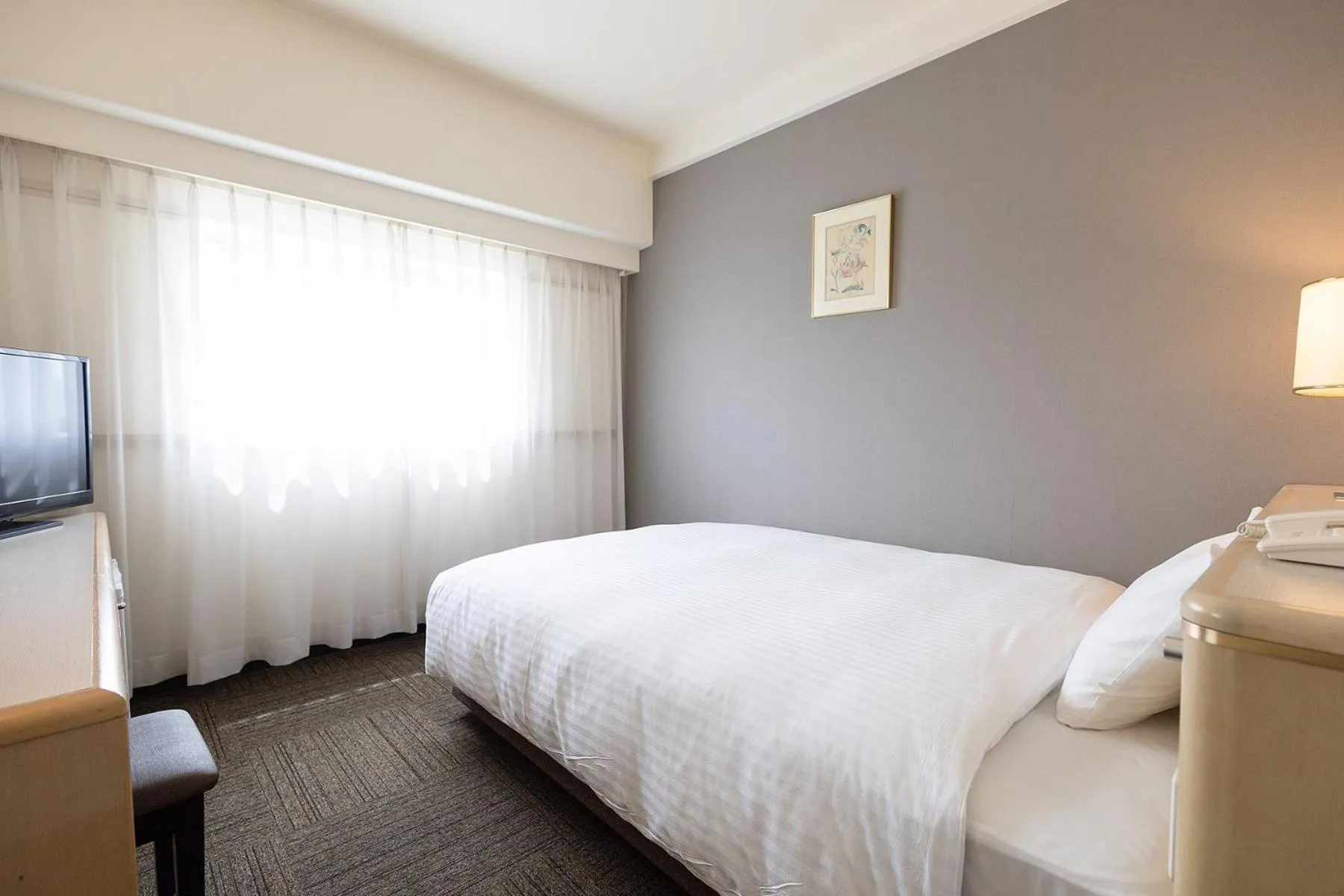 Double Room with Small Double Bed - Non-Smoking in Tottori Washington Hotel Plaza