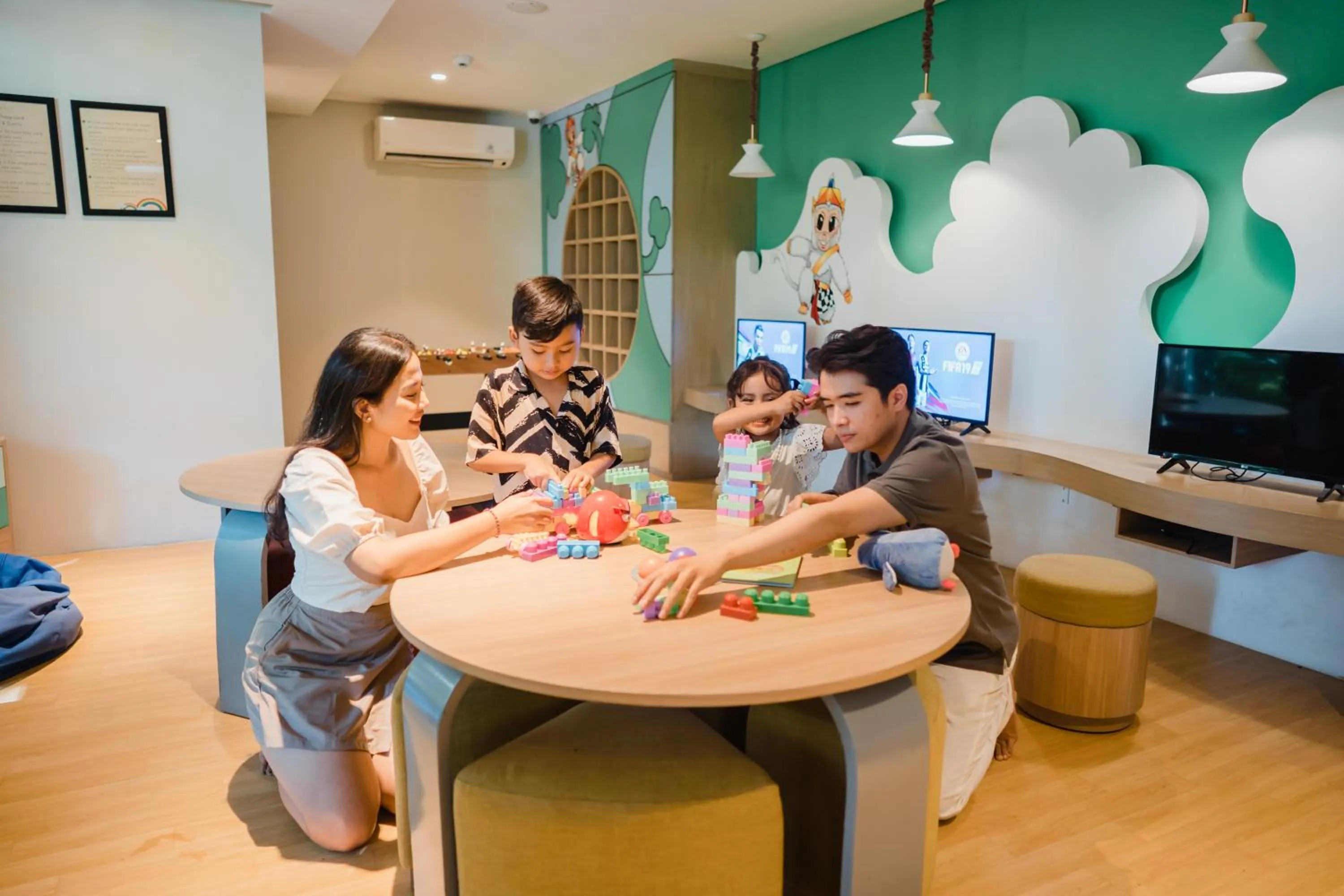 Royal Family Suite Interconnecting in Ramayana Suites and Resort