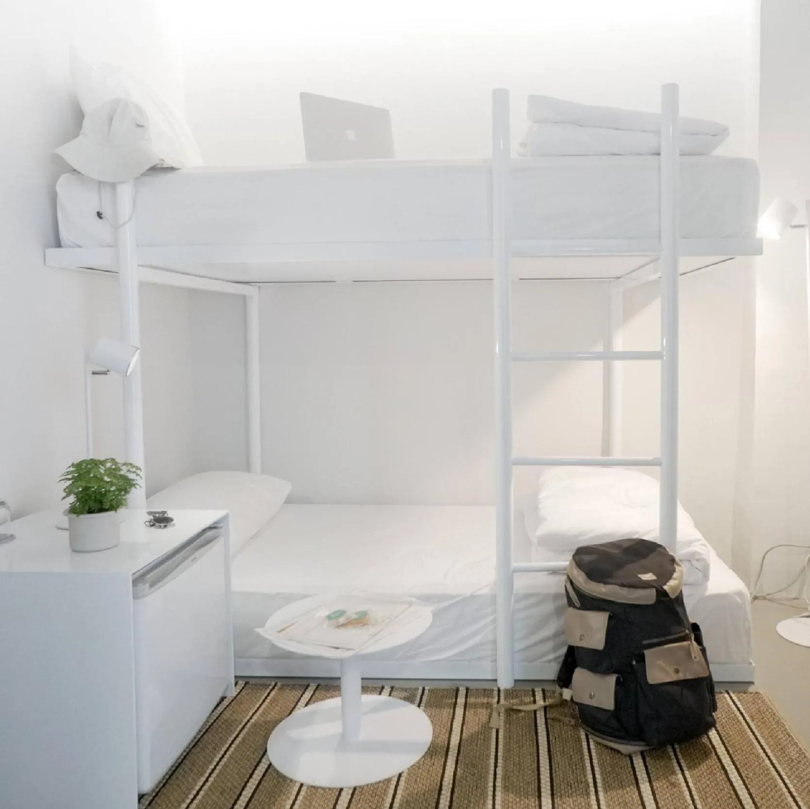 Standard Twin Room - No Window  in Chocolate box mint