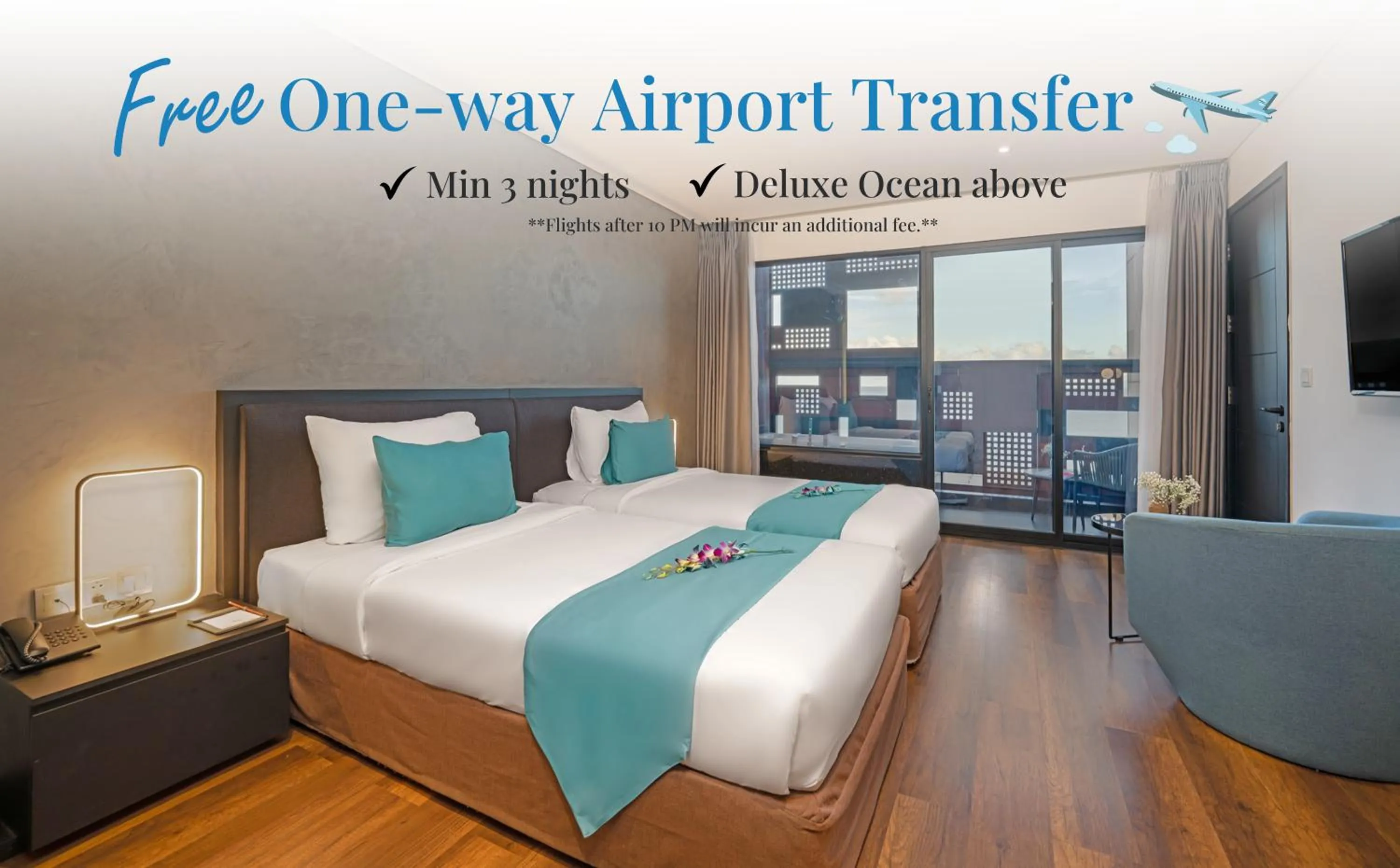 Executive Twin Suite with Sea View with Bathtub in The Code Hotel & Spa Da Nang - Complimentary Daily Afternoon Tea in Sky Bar