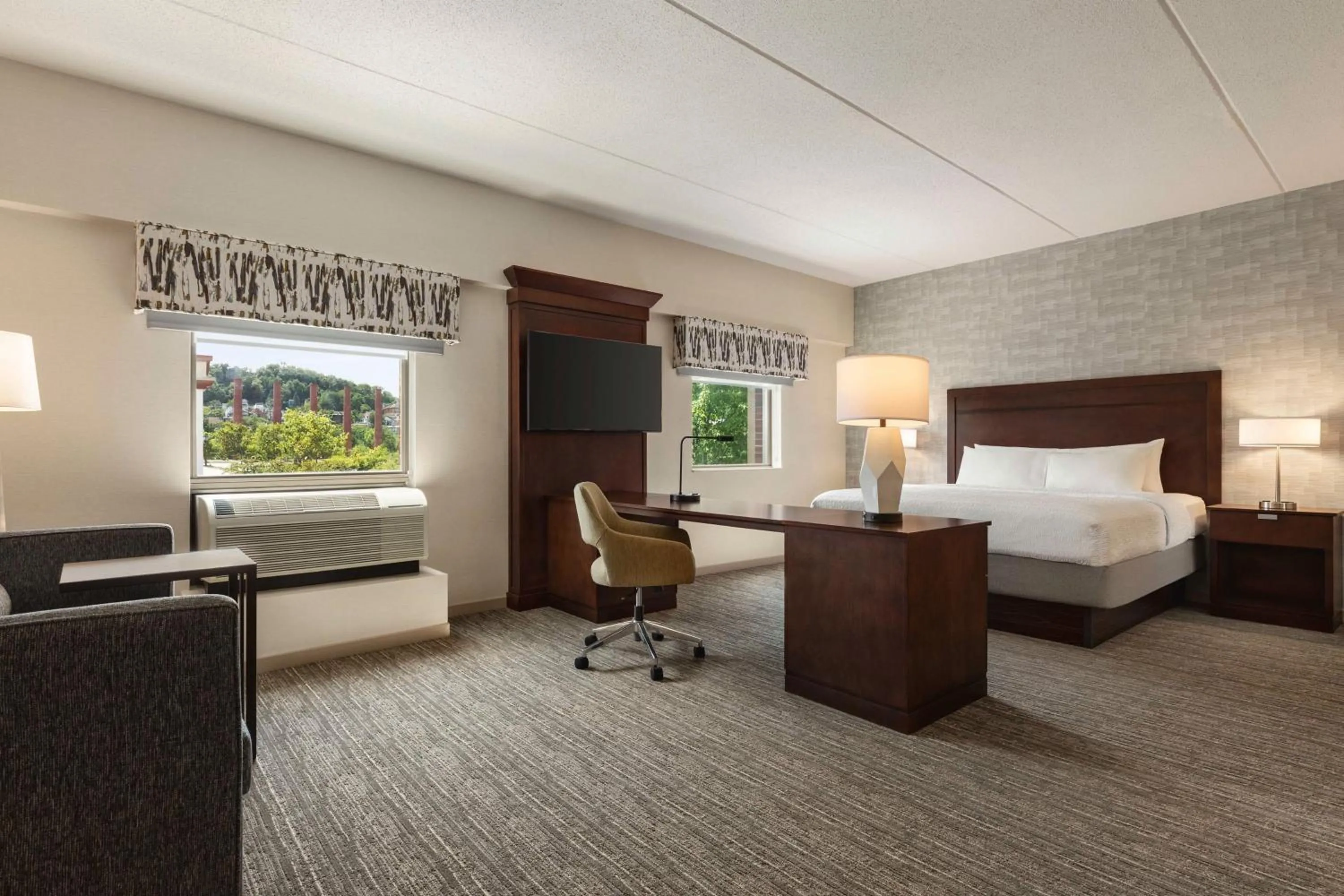 King Studio Suite - Non-Smoking in Hampton Inn & Suites Pittsburgh Waterfront West Homestead