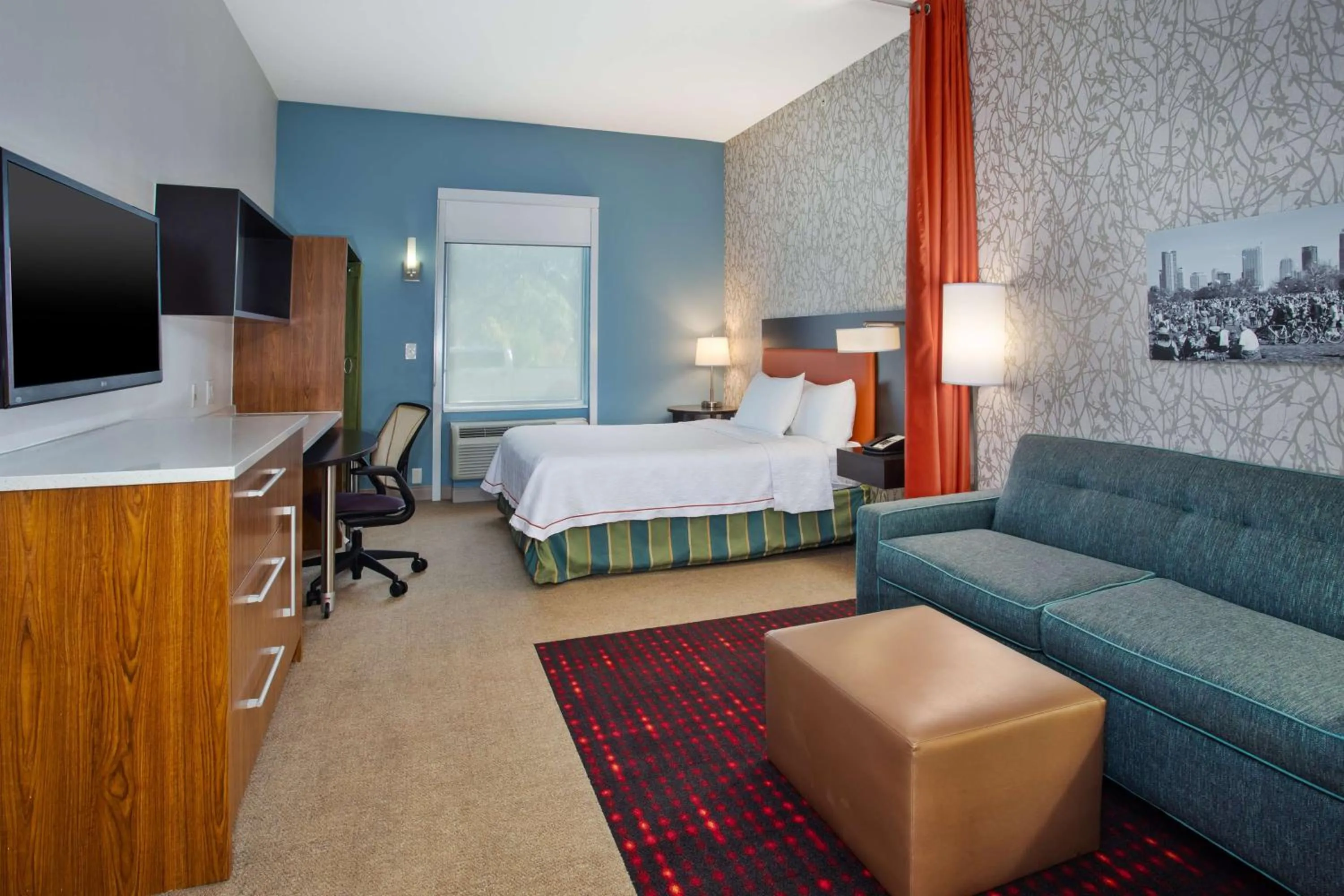 Queen Studio Suite - Hearing Access/Non-Smoking in Home2 Suites by Hilton Austin/Cedar Park