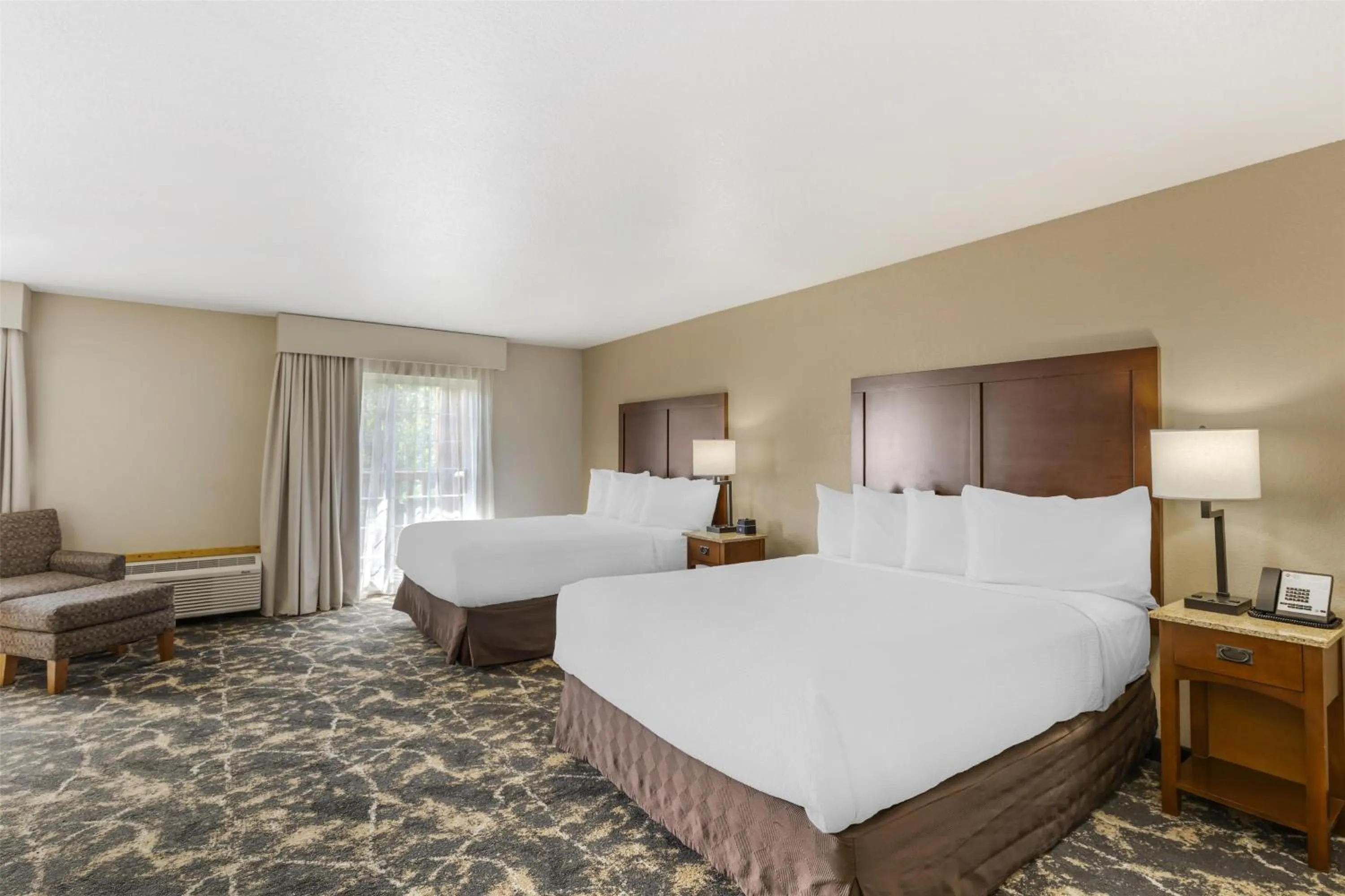 Queen Room with Two Queen Beds with Balcony in Best Western Plus Riverfront Hotel and Suites