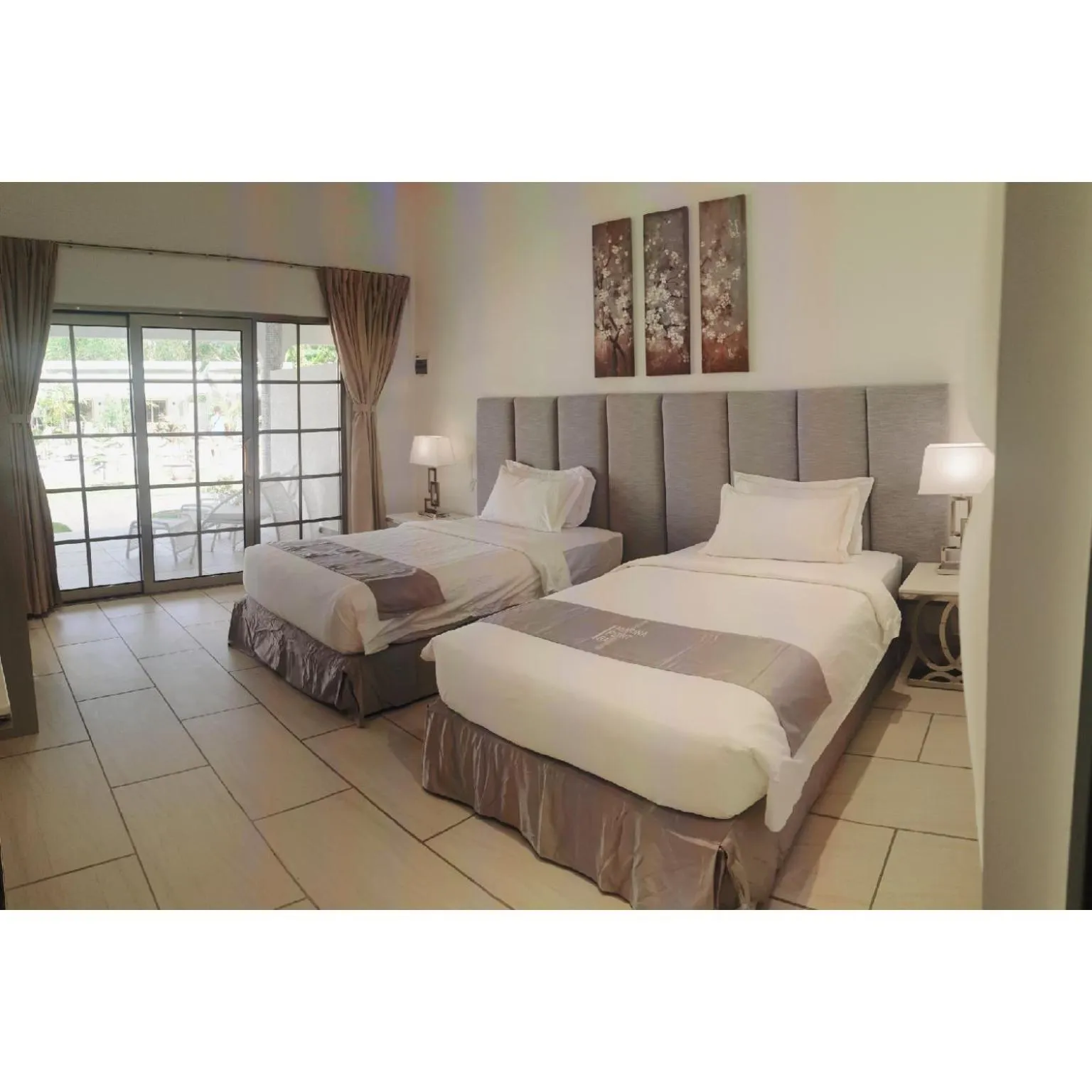 Twin Room with Garden View in Marina Point Bay Resort