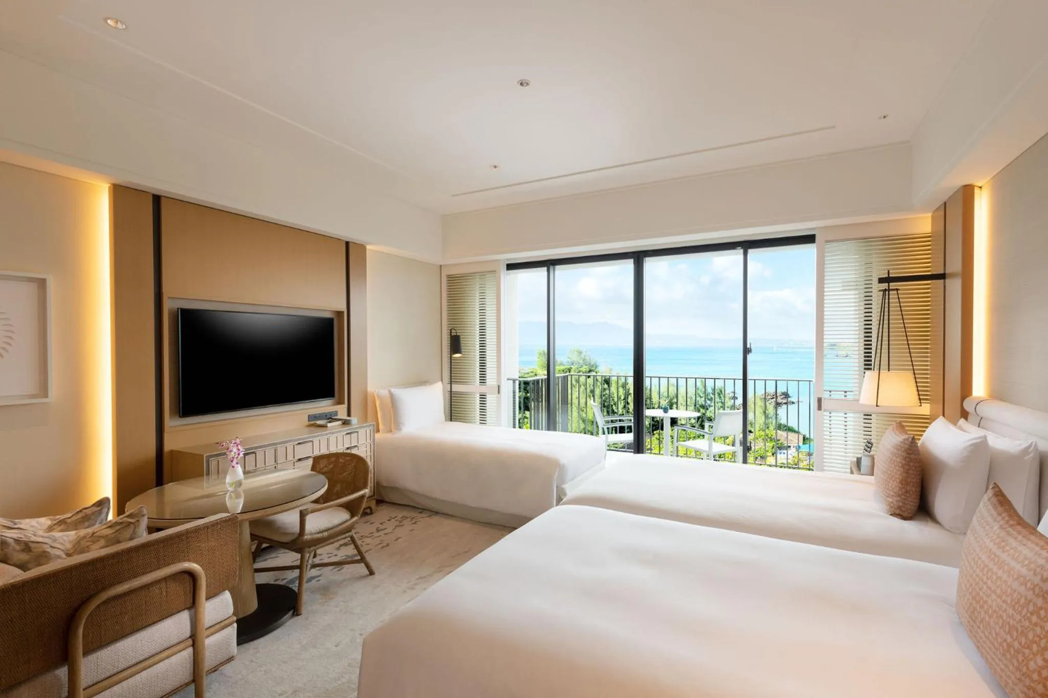 Premier Ocean View Triple in Halekulani Okinawa