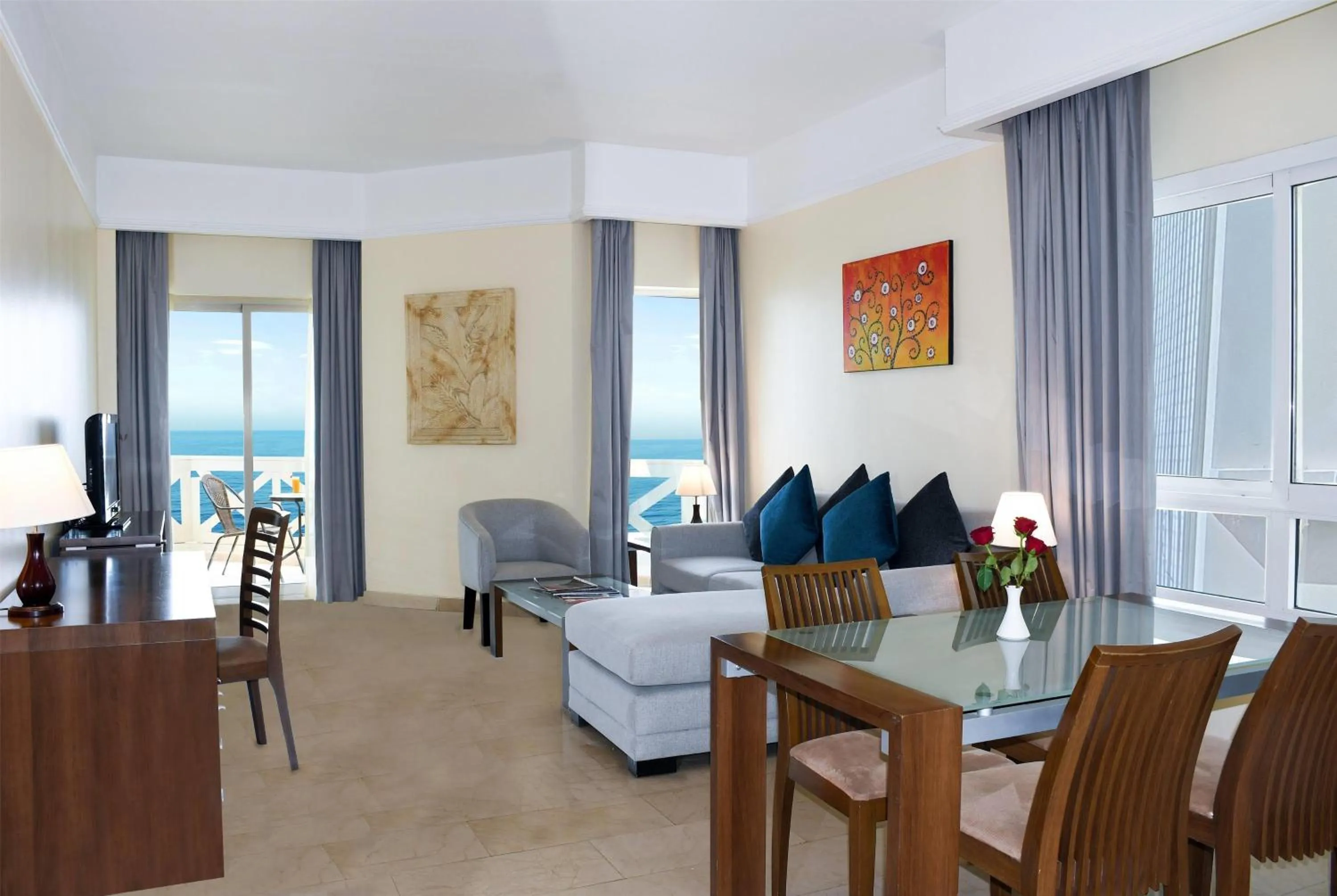 One Bedroom Suite with Sea View - Smoking in Ramada by Wyndham Beach Hotel Ajman