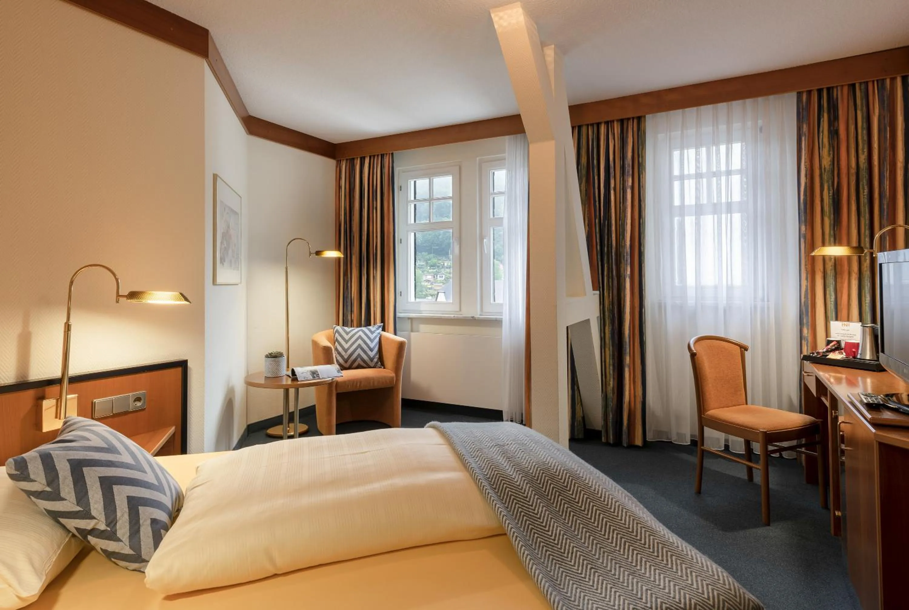 Superior Single Room with quiet location in Hotel Neustädter Hof