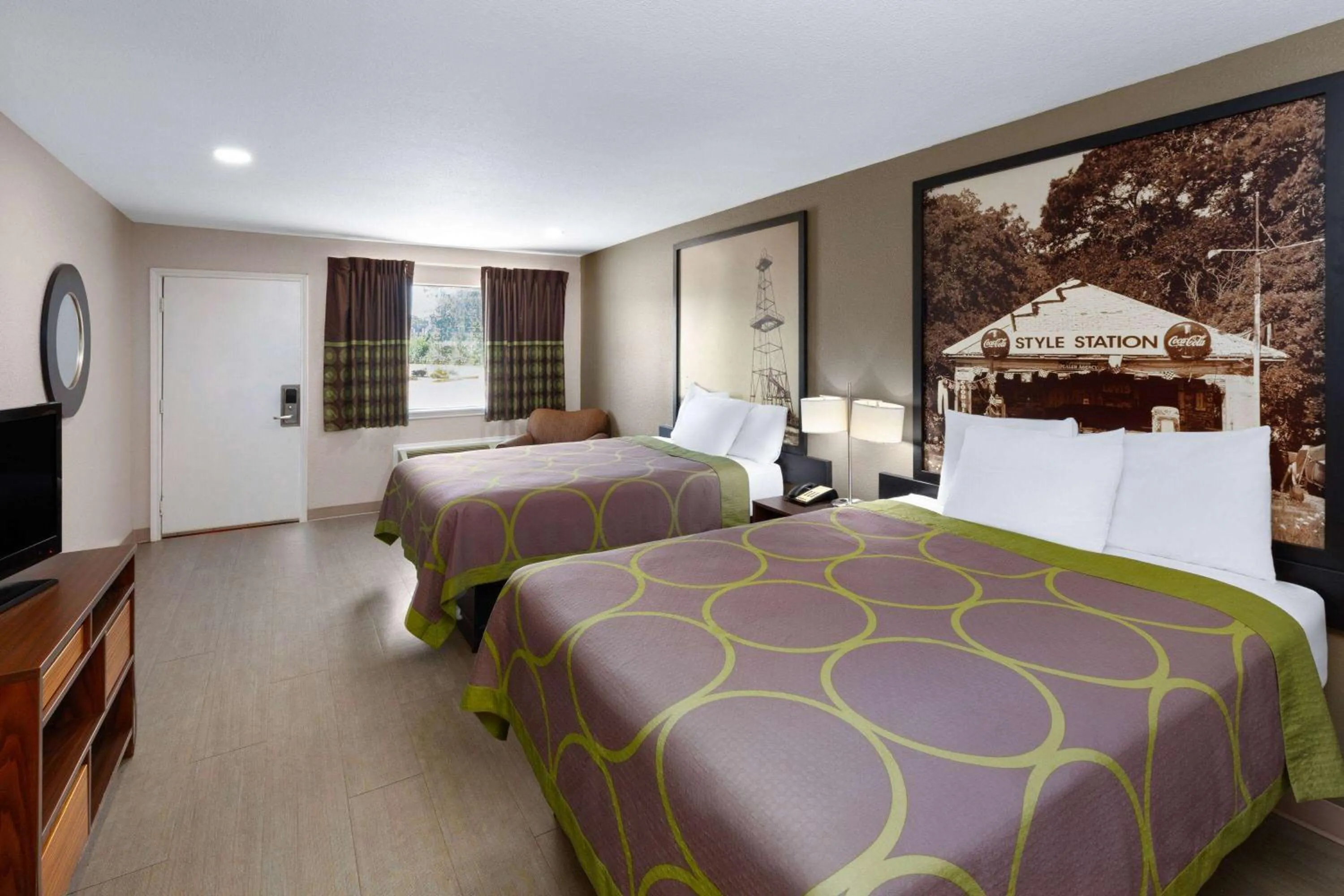 Queen Room with Two Queen Beds - Smoking in Super 8 by Wyndham Buffalo