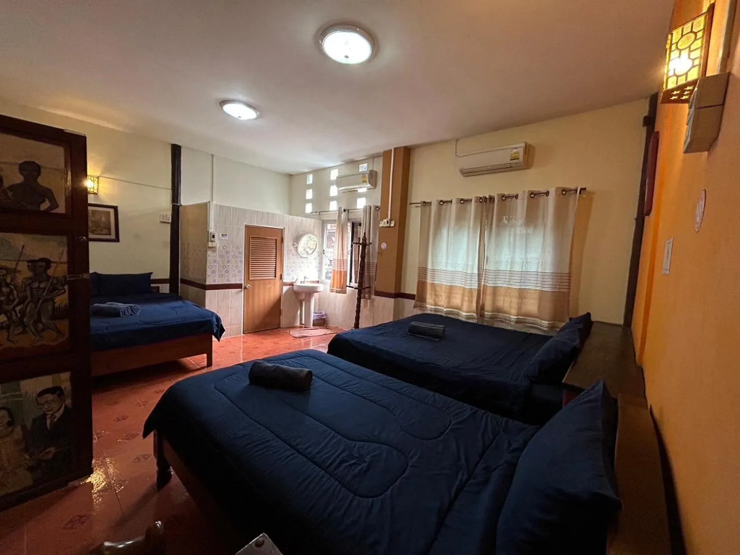 Family with Air Condition Room in Baan Are Gong Riverside Homestay