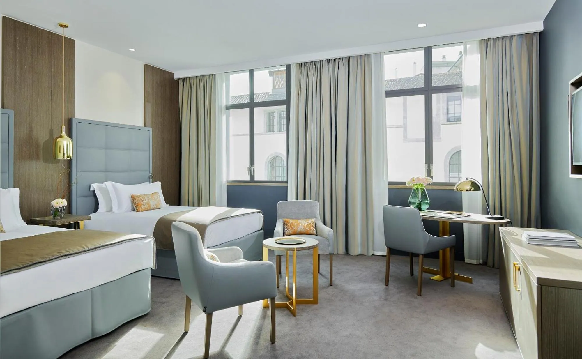 Premium Twin Room with Garden View in InterContinental Lyon - Hotel Dieu by IHG