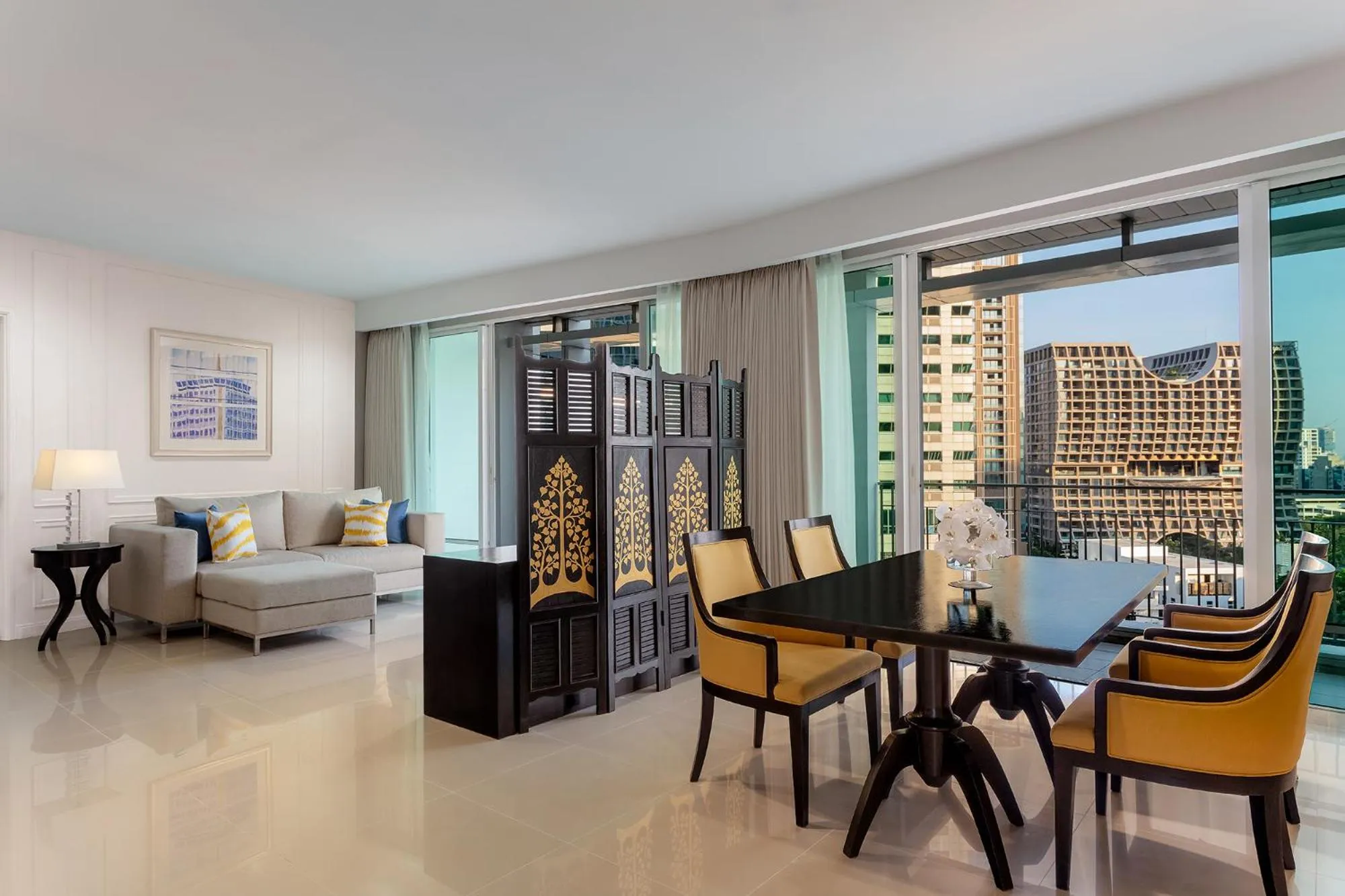 Two-Bedroom Deluxe Suite in Dusit Suites Hotel Ratchadamri, Bangkok