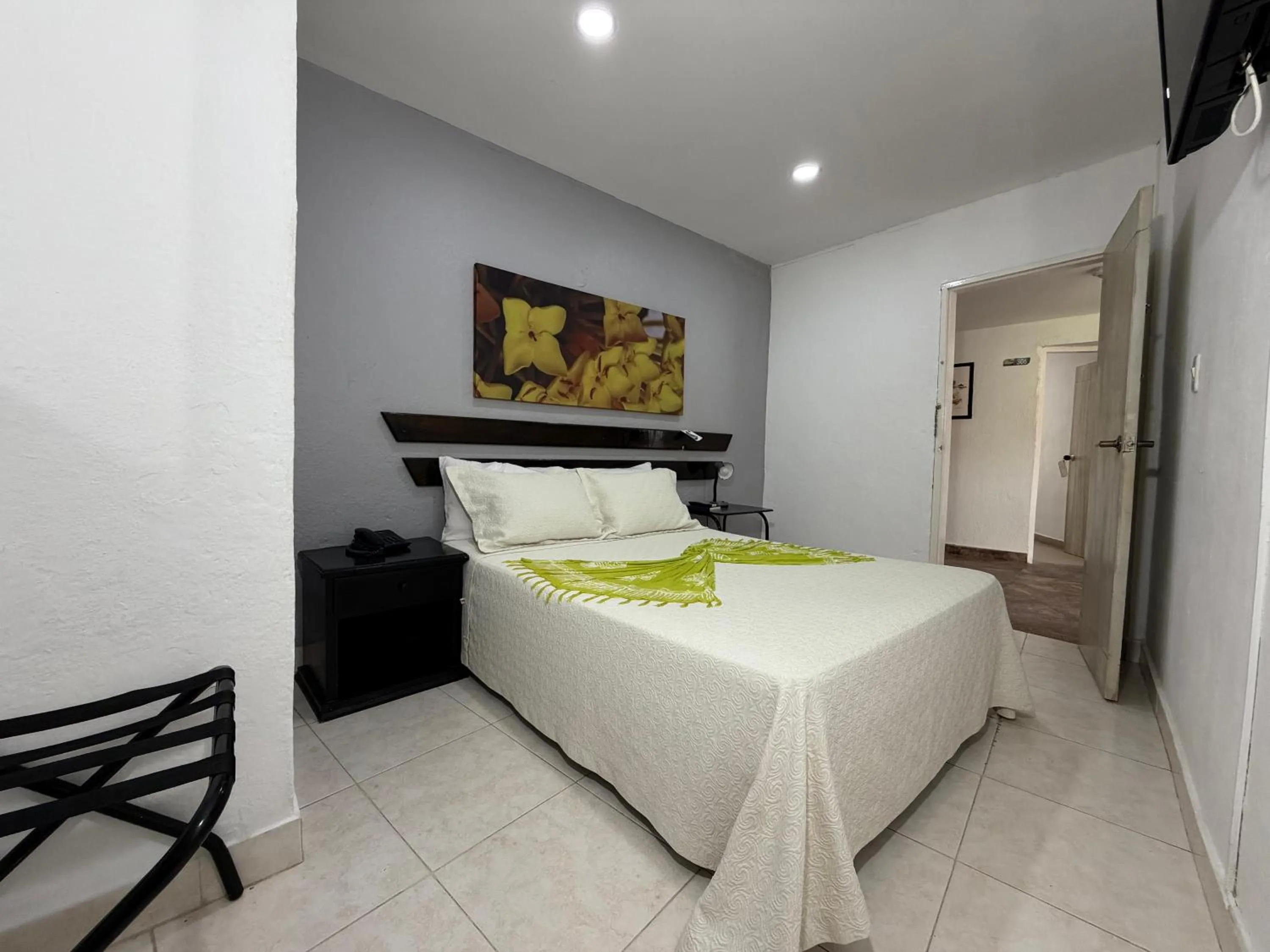 Interior Double Room in Hotel Bahia Taganga