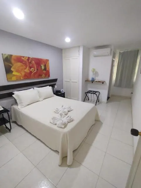 Interior Double Room in Hotel Bahia Taganga