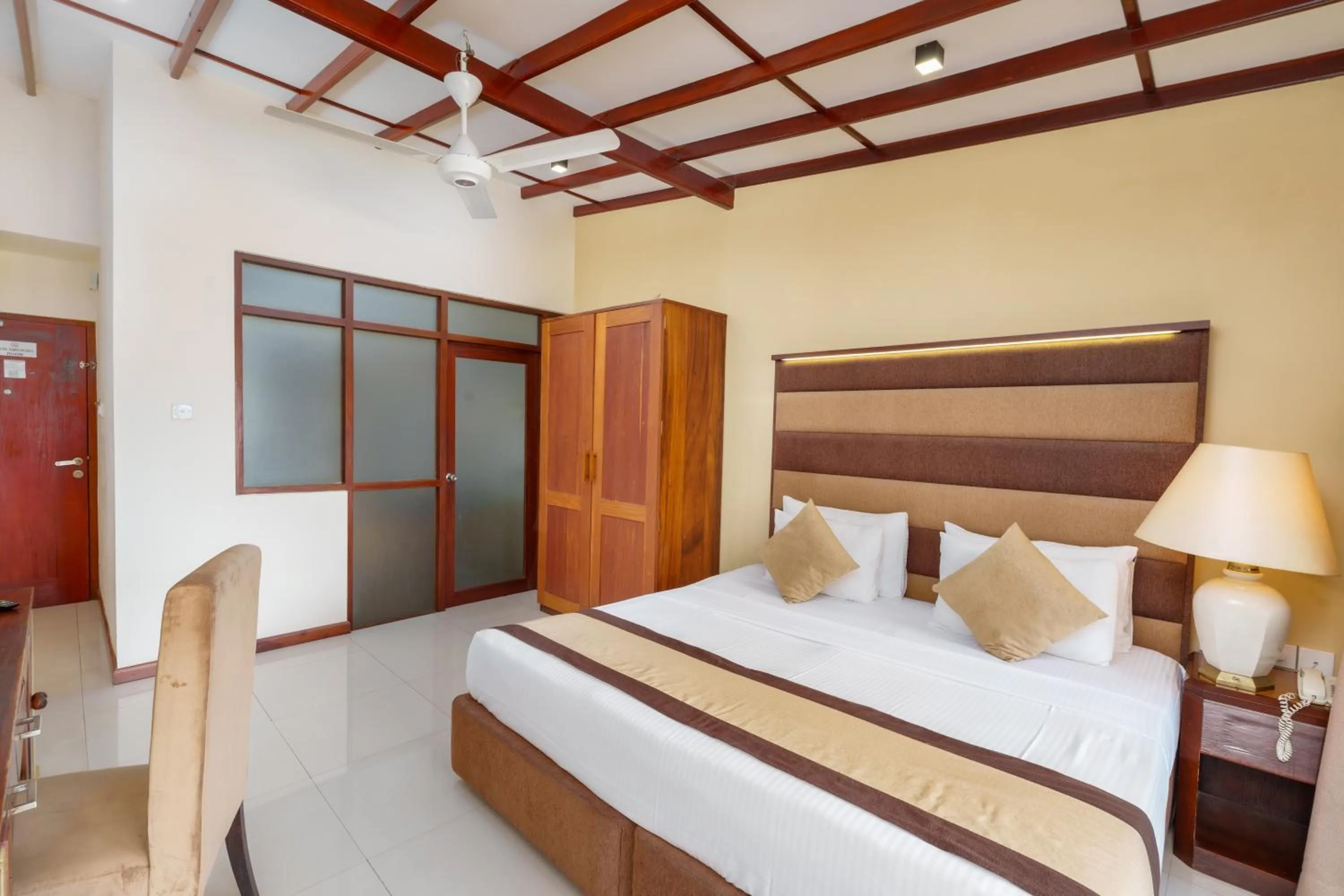 Deluxe Double Room with Balcony and Sea View (Free Airport Pick-up OR Drop-off) - single occupancy in Beach Corridor Hotel & Spa with Free Airport shuttle