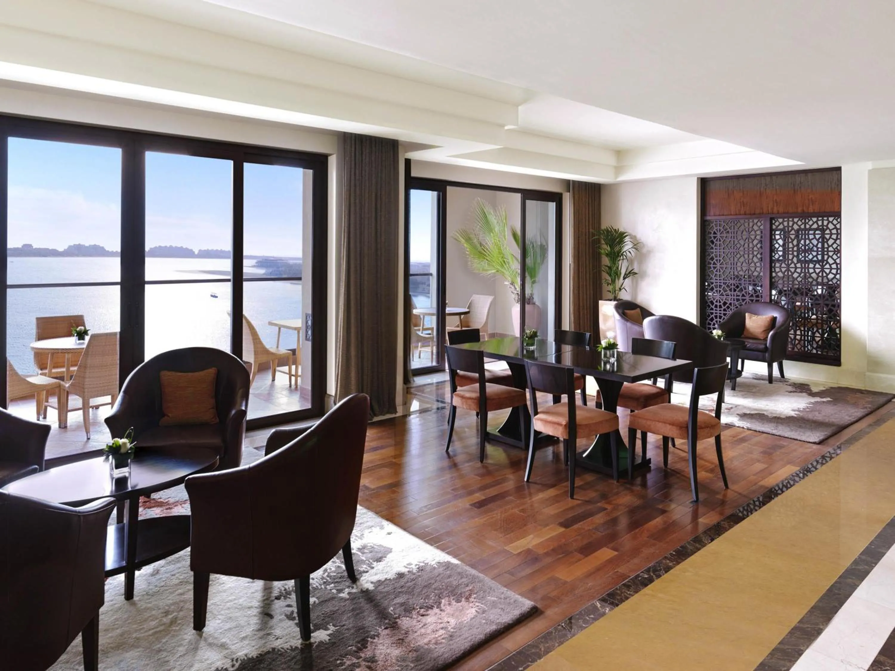 Fairmont Gold Double Queen Room with Palm Sea View and Lounge Access in Fairmont The Palm