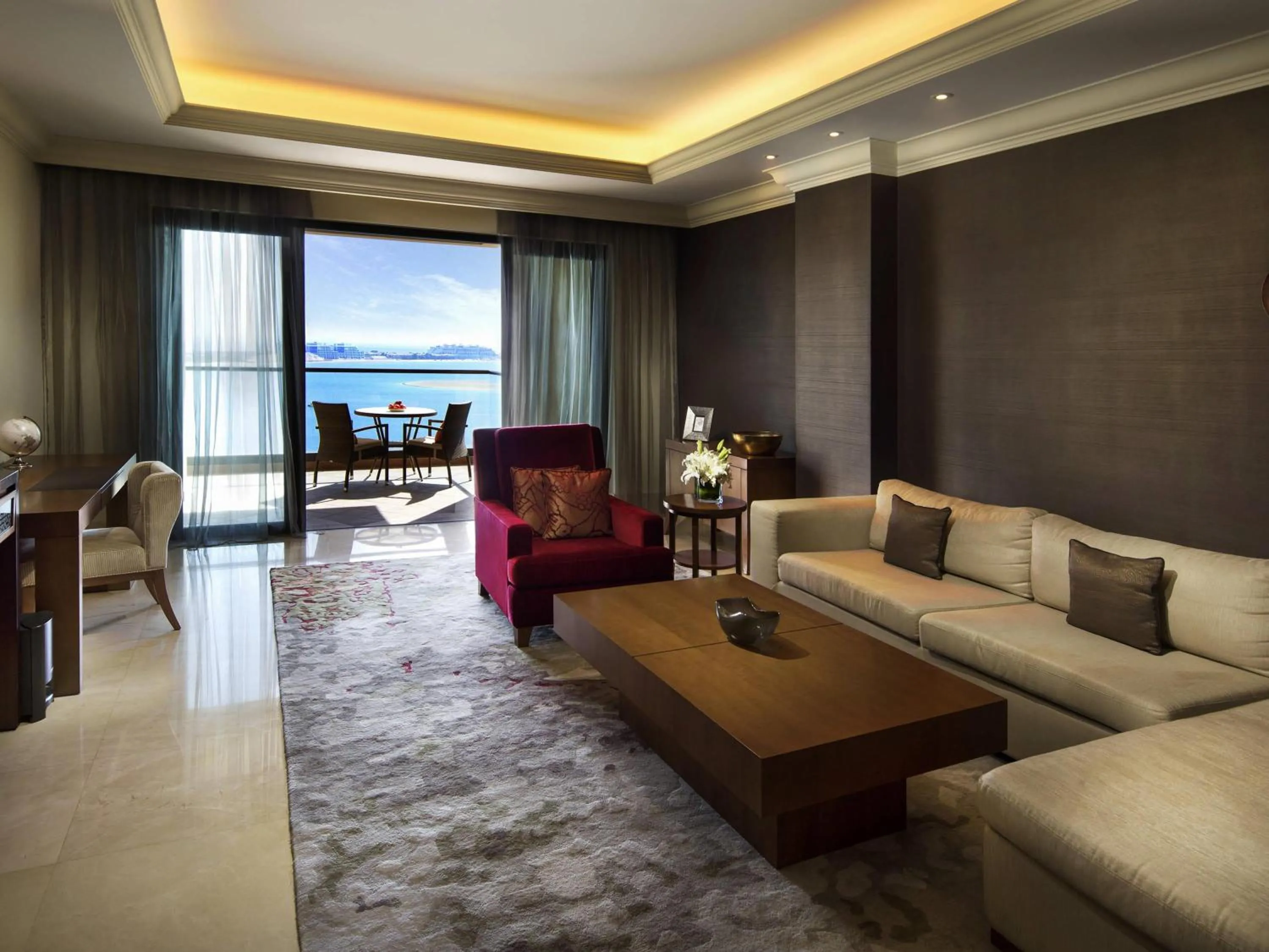 Fairmont One Bedroom Suite with Palm Sea View in Fairmont The Palm