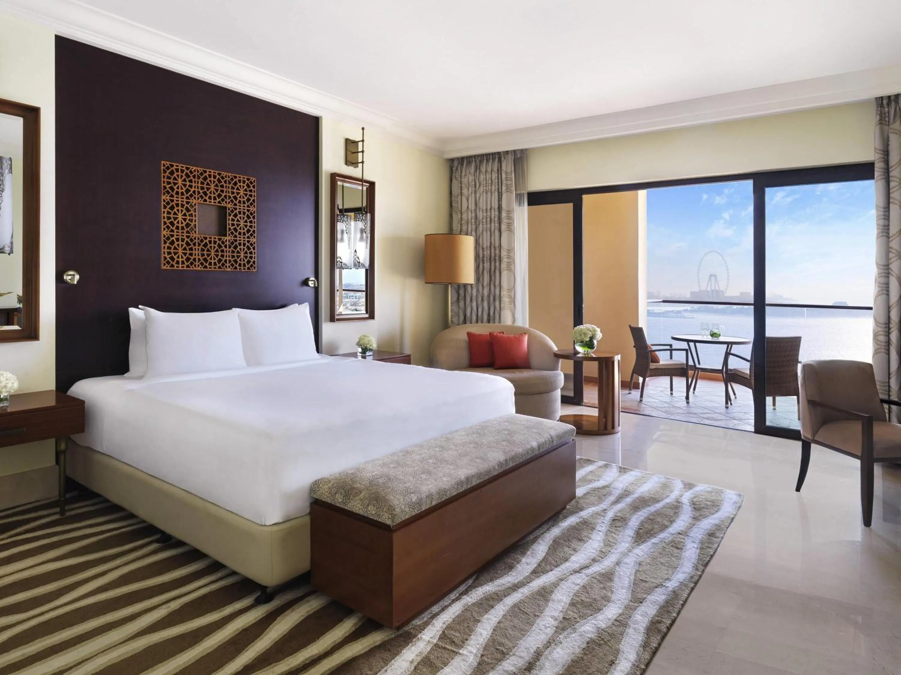 Fairmont Gold Double Queen Room with Palm Sea View and Lounge Access in Fairmont The Palm