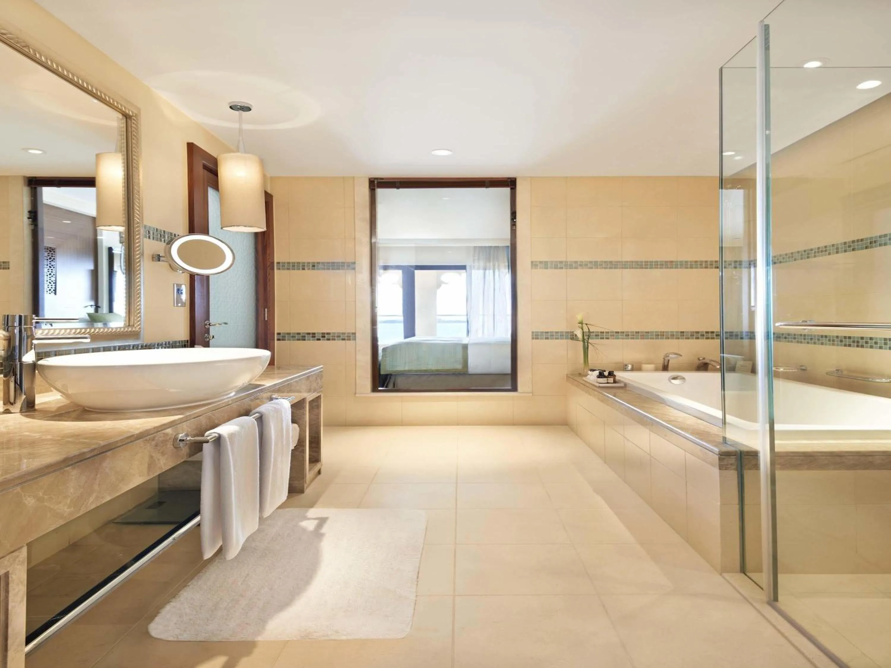 Grand Family Heritage Room with One King Bed and Two Queen Beds - Balcony in Fairmont The Palm