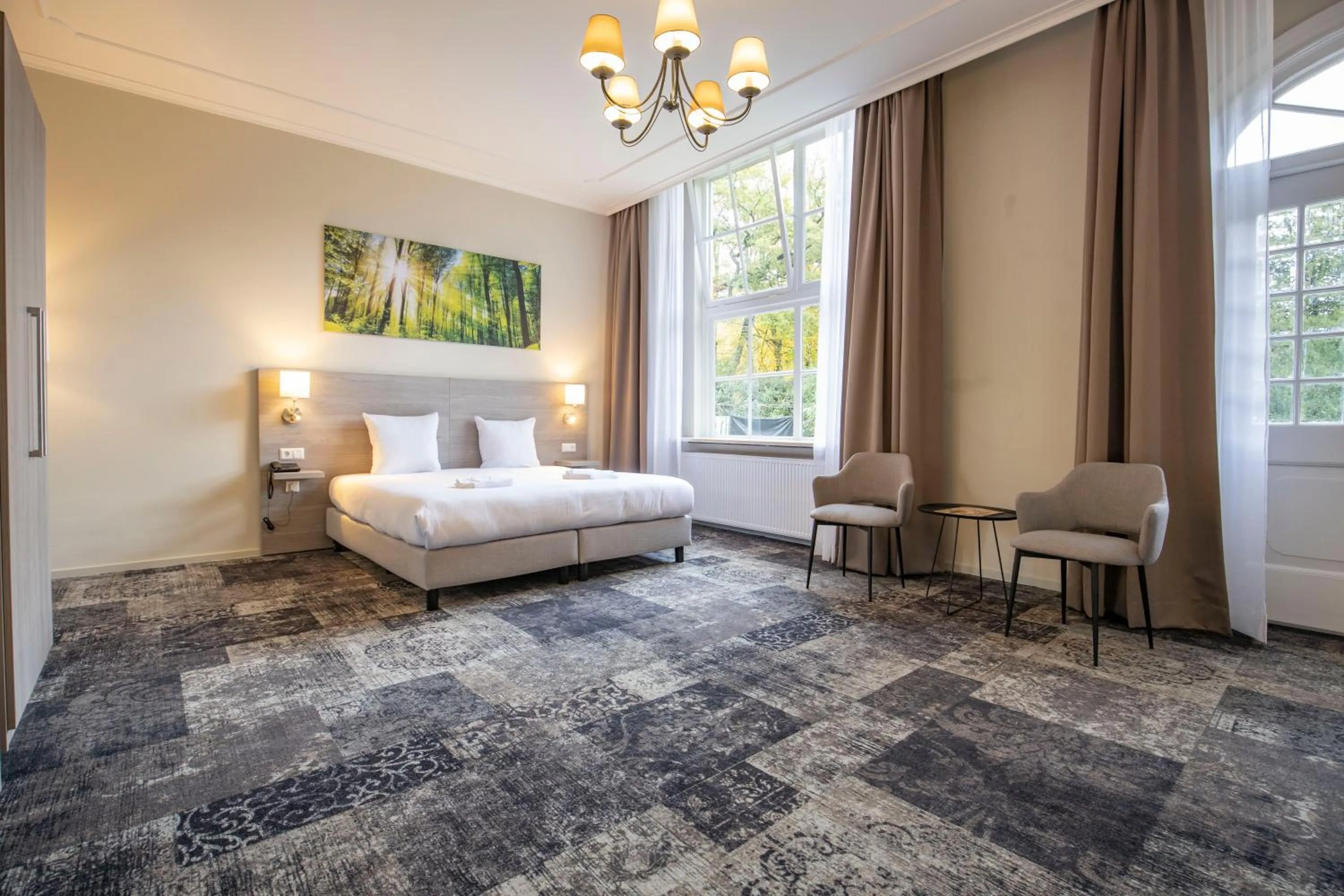 Deluxe Double Room with Bath Or Shower in Fletcher Hotel Landgoed Huis te Eerbeek