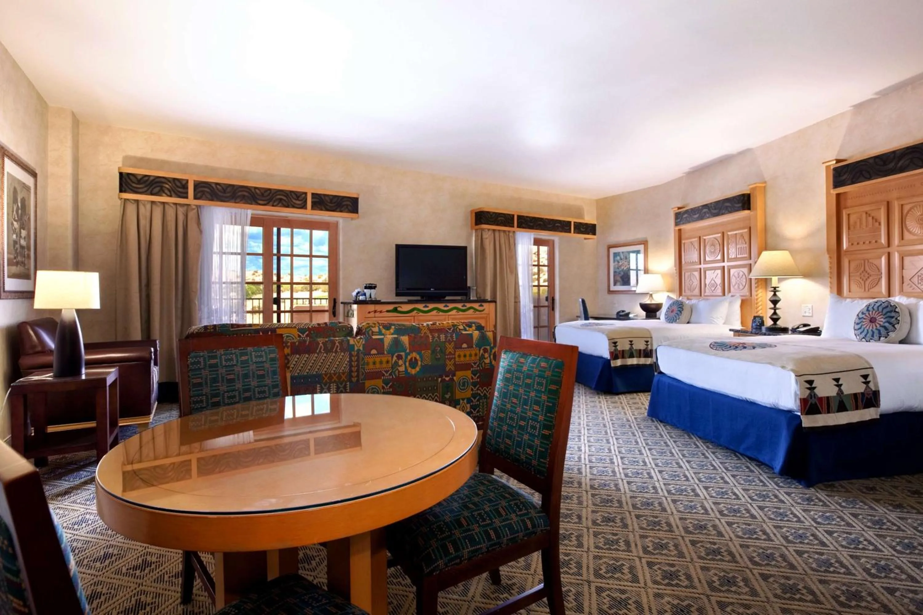 Studio Suite with Two Queen Beds in Hilton Santa Fe Buffalo Thunder