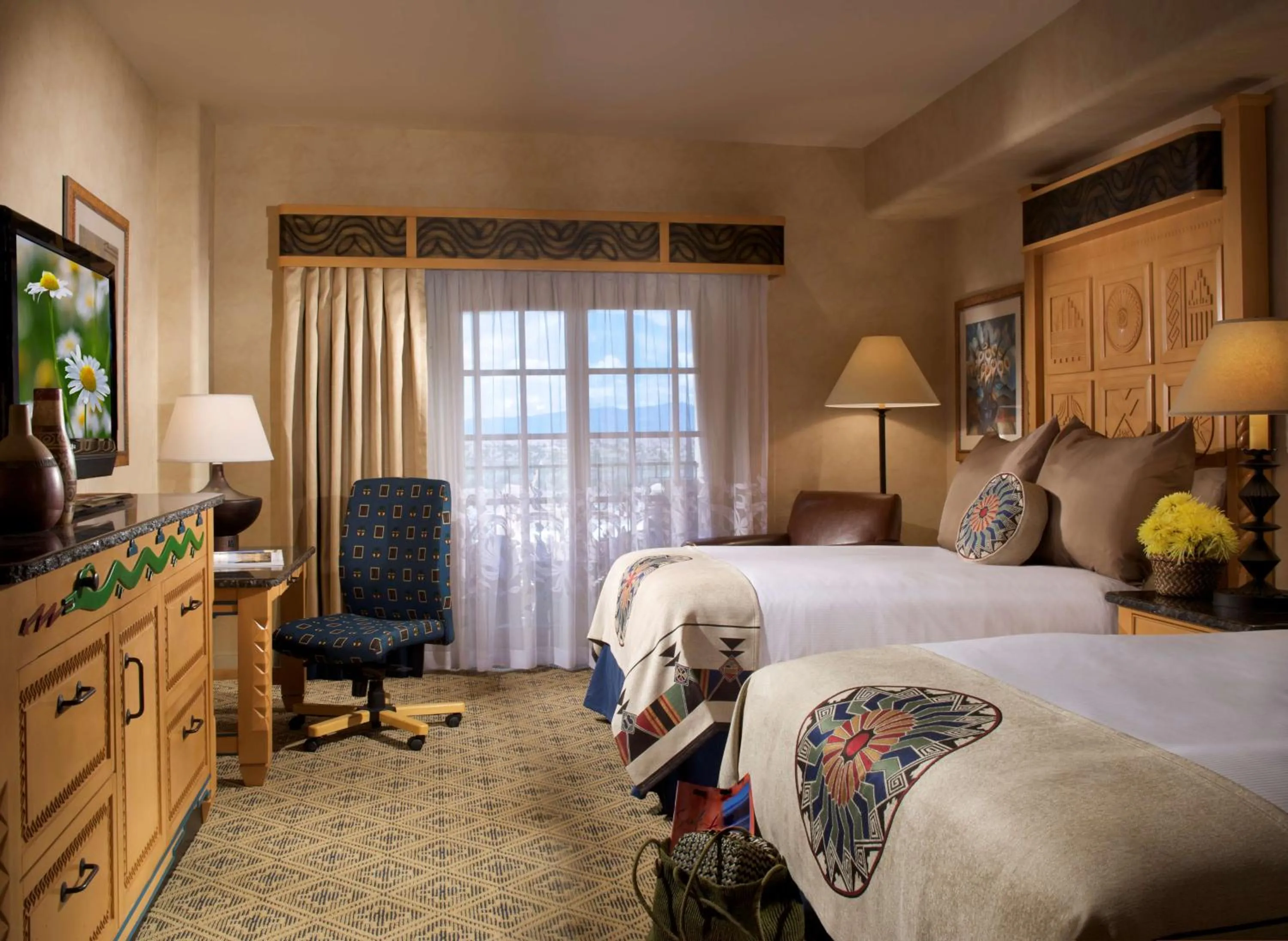 Queen Room with Two Queen Beds in Hilton Santa Fe Buffalo Thunder