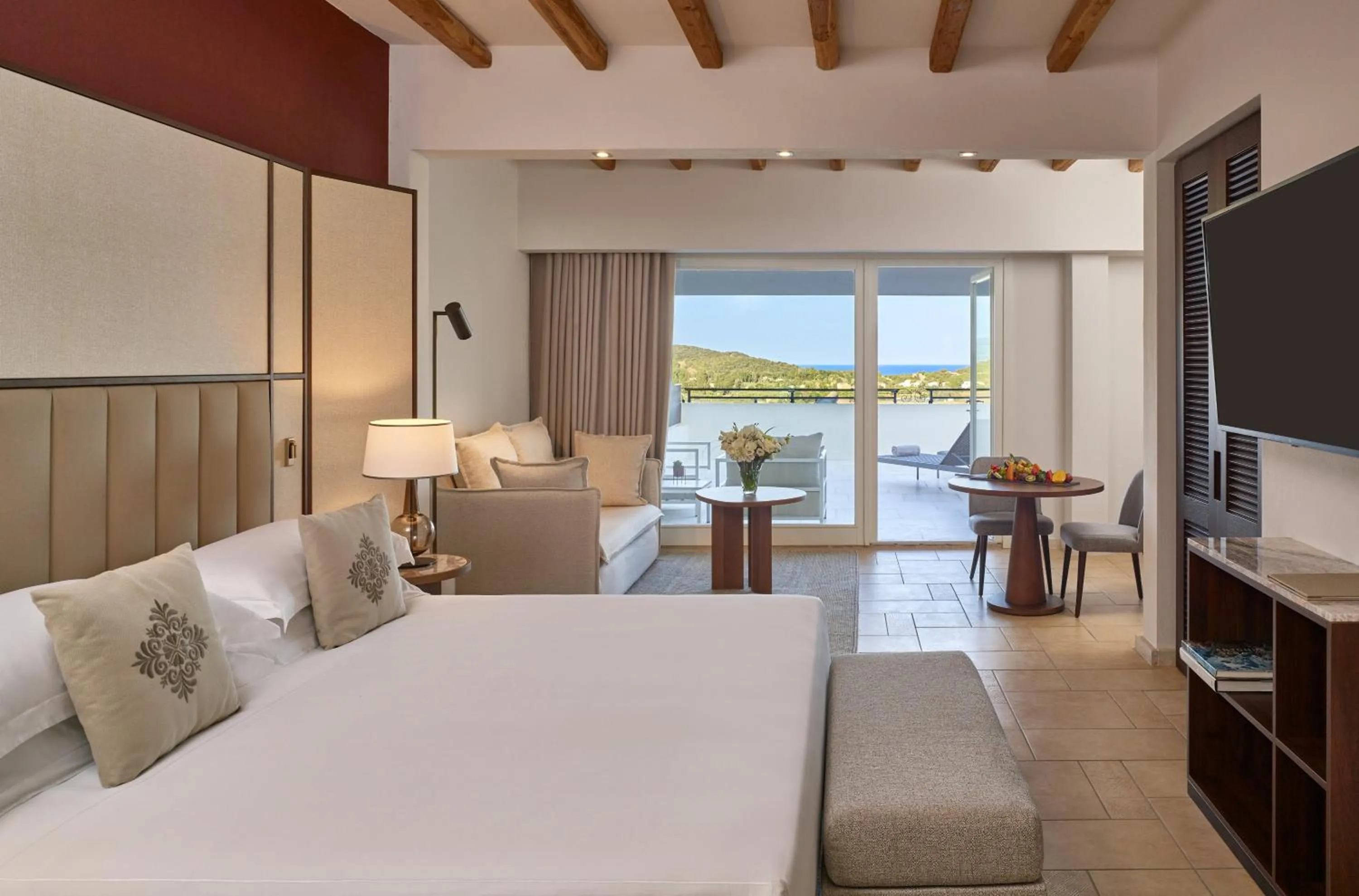 Junior King Suite with Sea View in Conrad Chia Laguna Sardinia