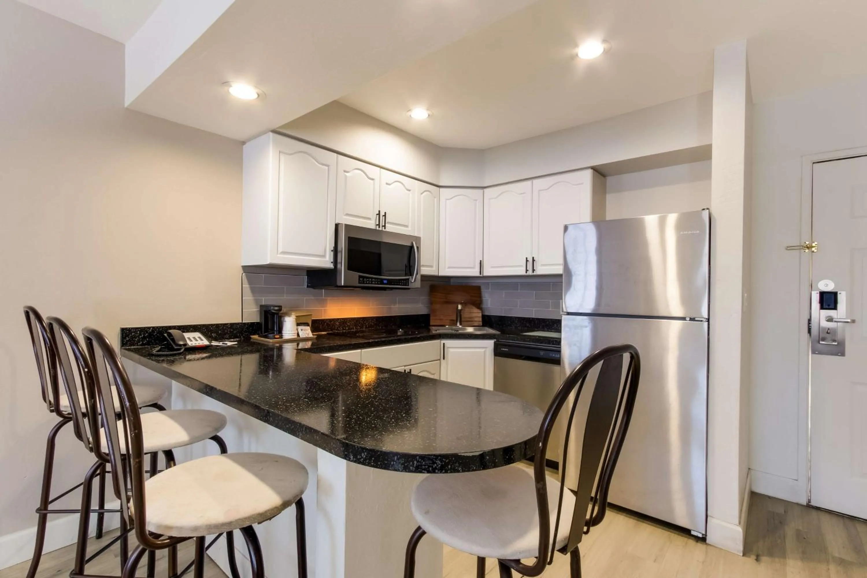 Three-Room Queen Suite with Two Queen Beds and Sofa Bed in SureStay Plus Hotel by Best Western Tempe University