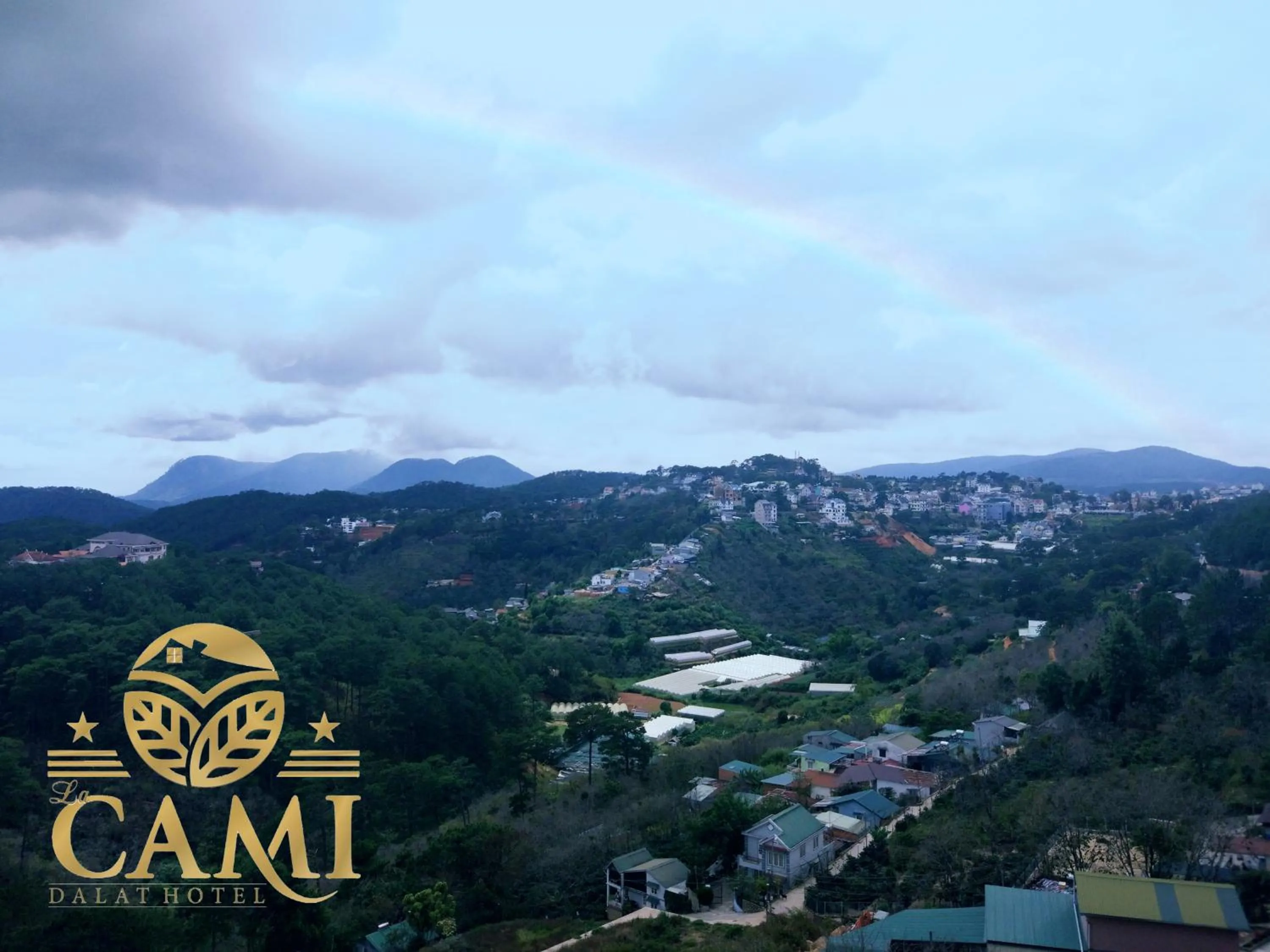 Quadruple Room with Balcony in Lacami Dalat Hotel