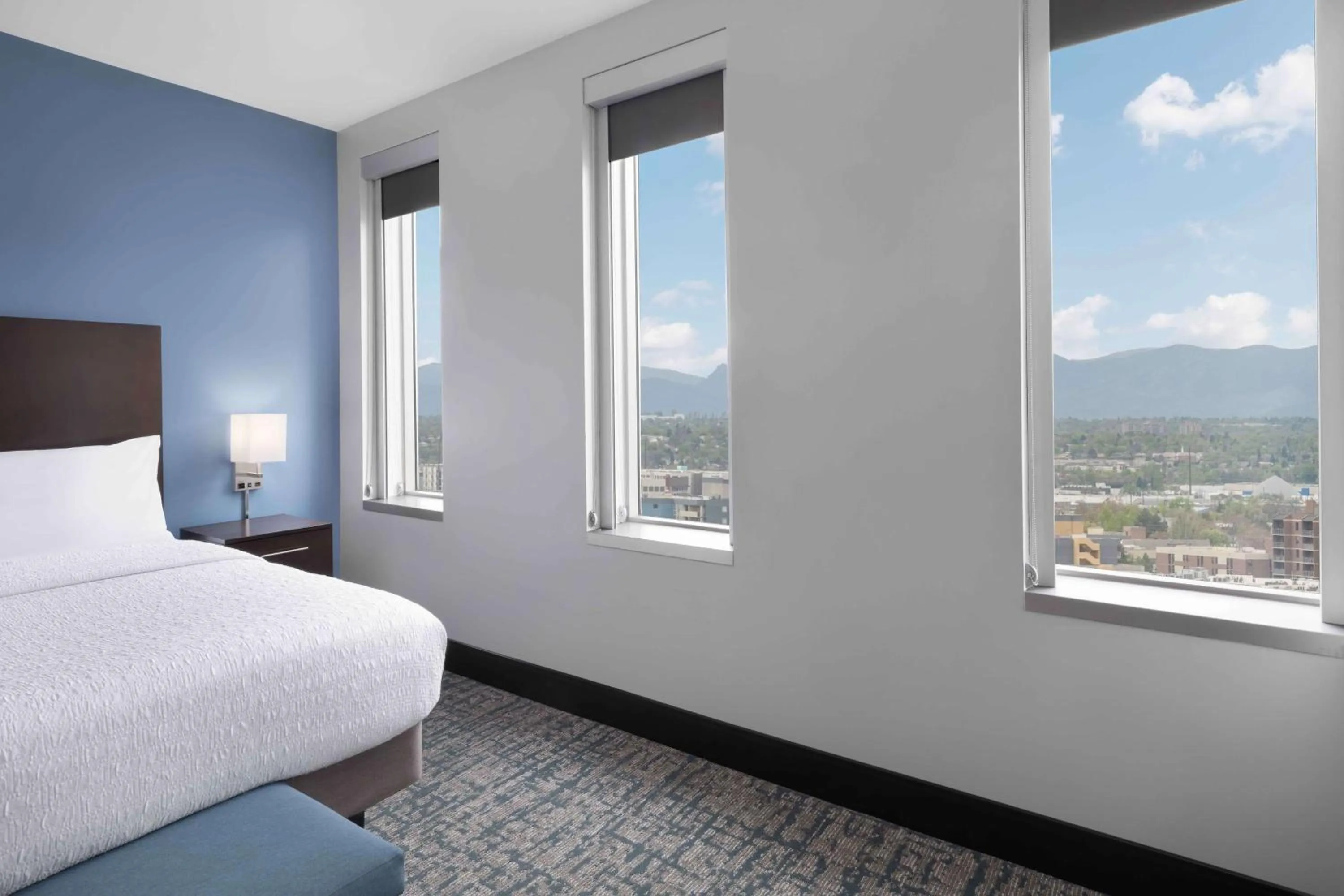 Deluxe Studio with Mountain View - Disability Access in Homewood Suites- Denver Downtown Convention Center