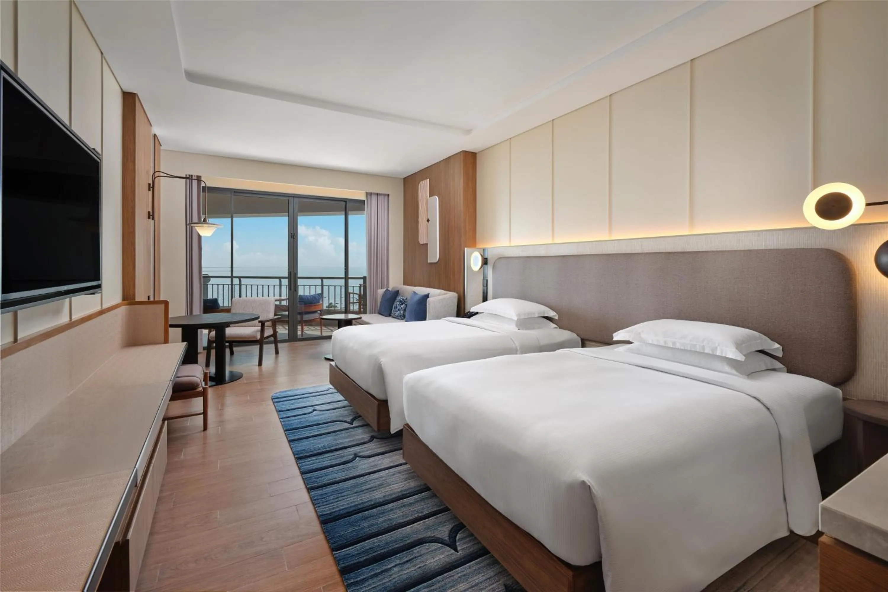 Premium Twin Room with Ocean View in Hilton Hua Hin Resort & Spa