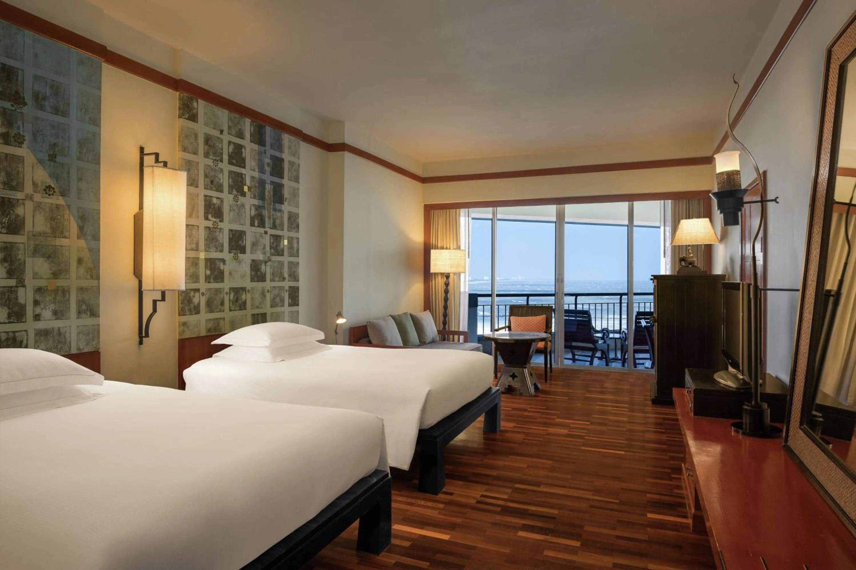 Classic Twin Room with Ocean View in Hilton Hua Hin Resort & Spa