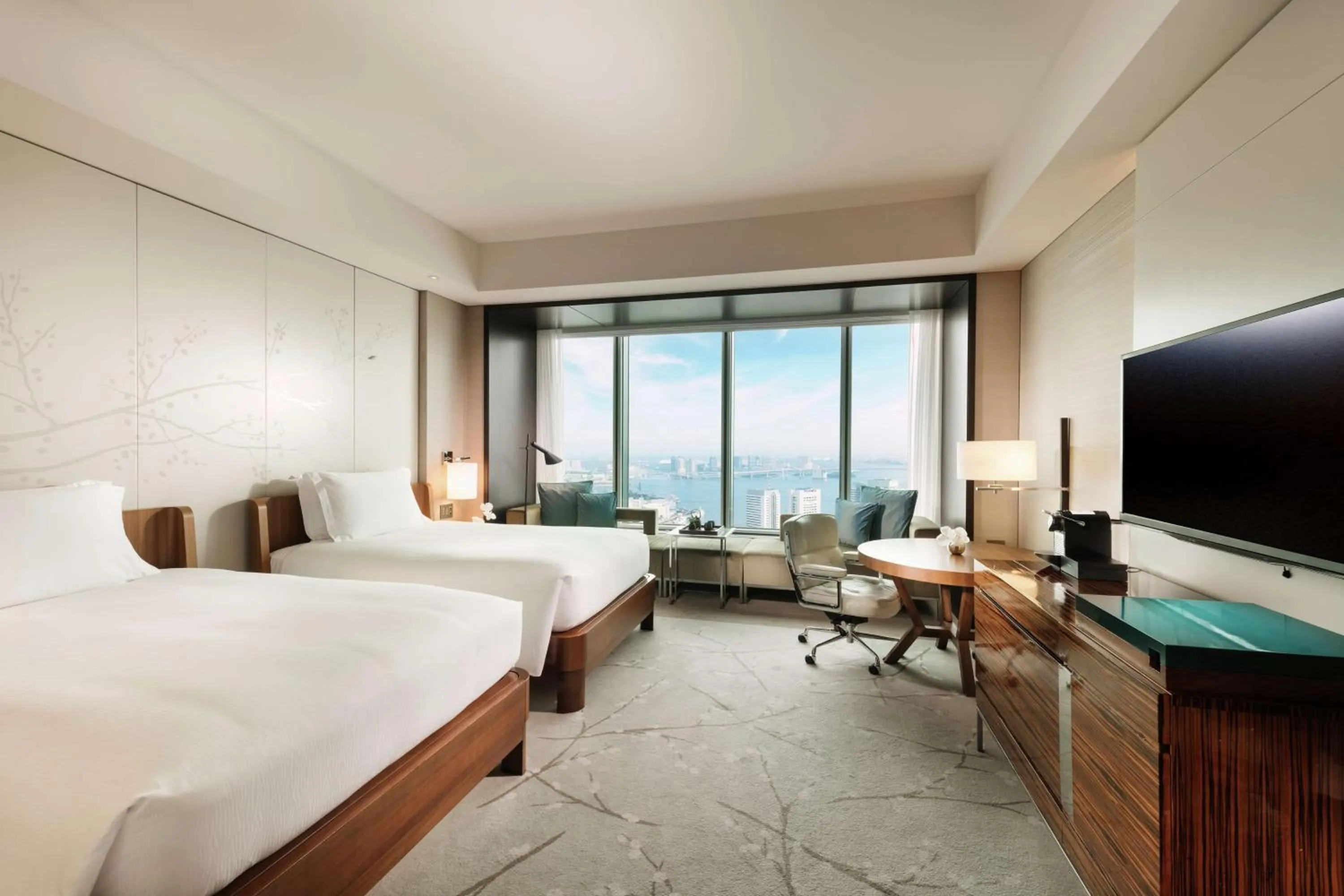 Twin Room with Bay View in Conrad Tokyo