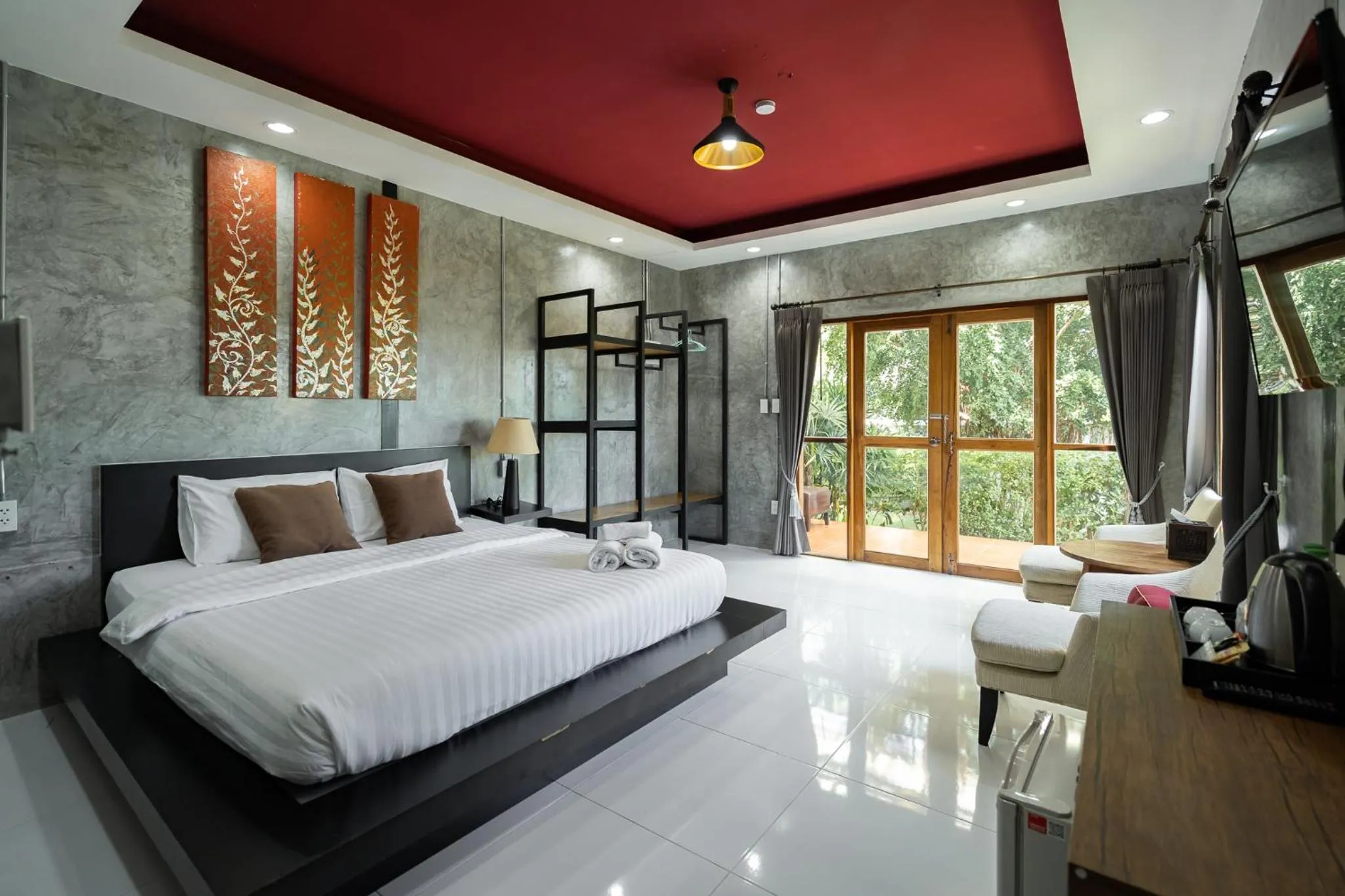 Double Room with Garden View in The Loft Panwa Resort