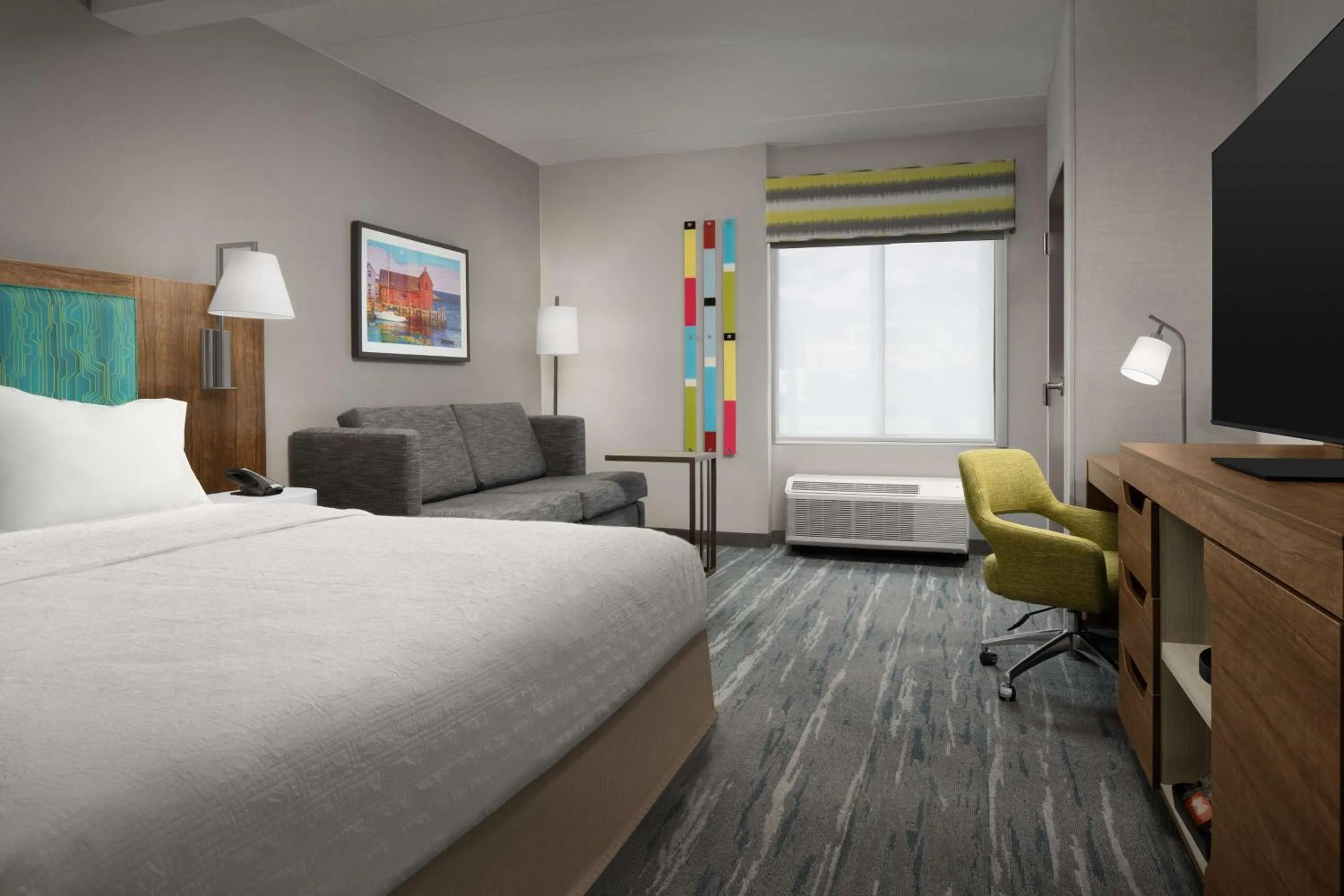 Premium King Room with Sofa Bed - Non-Smoking in Hampton Inn Haverhill