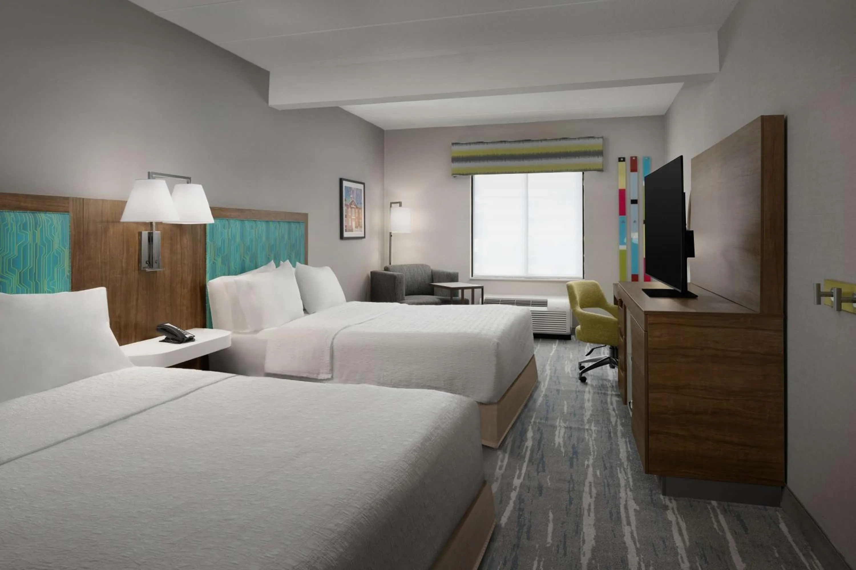 Queen Room with Two Queen Beds - Non-Smoking in Hampton Inn Haverhill