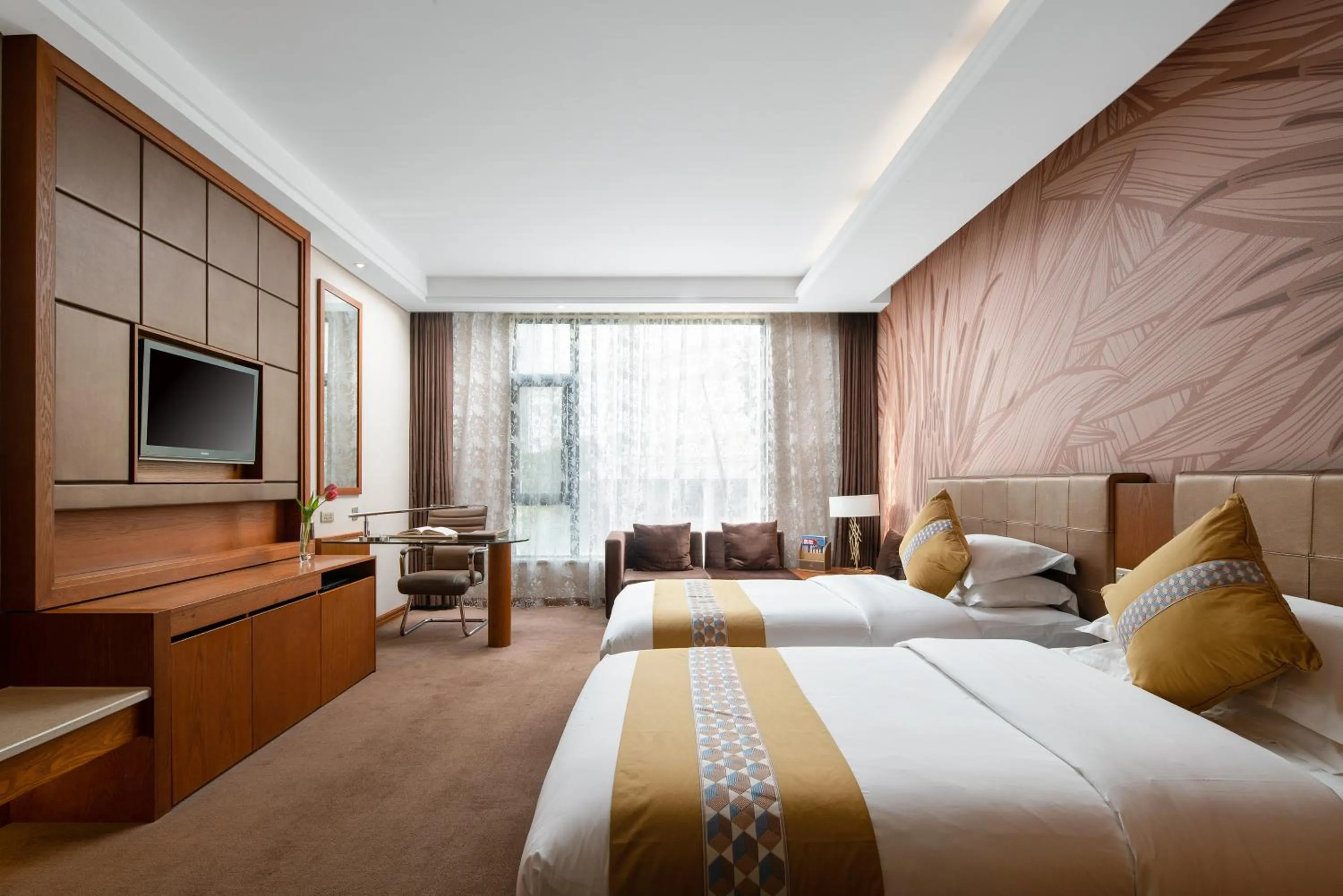 Standard Twin Room in Yun'an Huidu Hotel