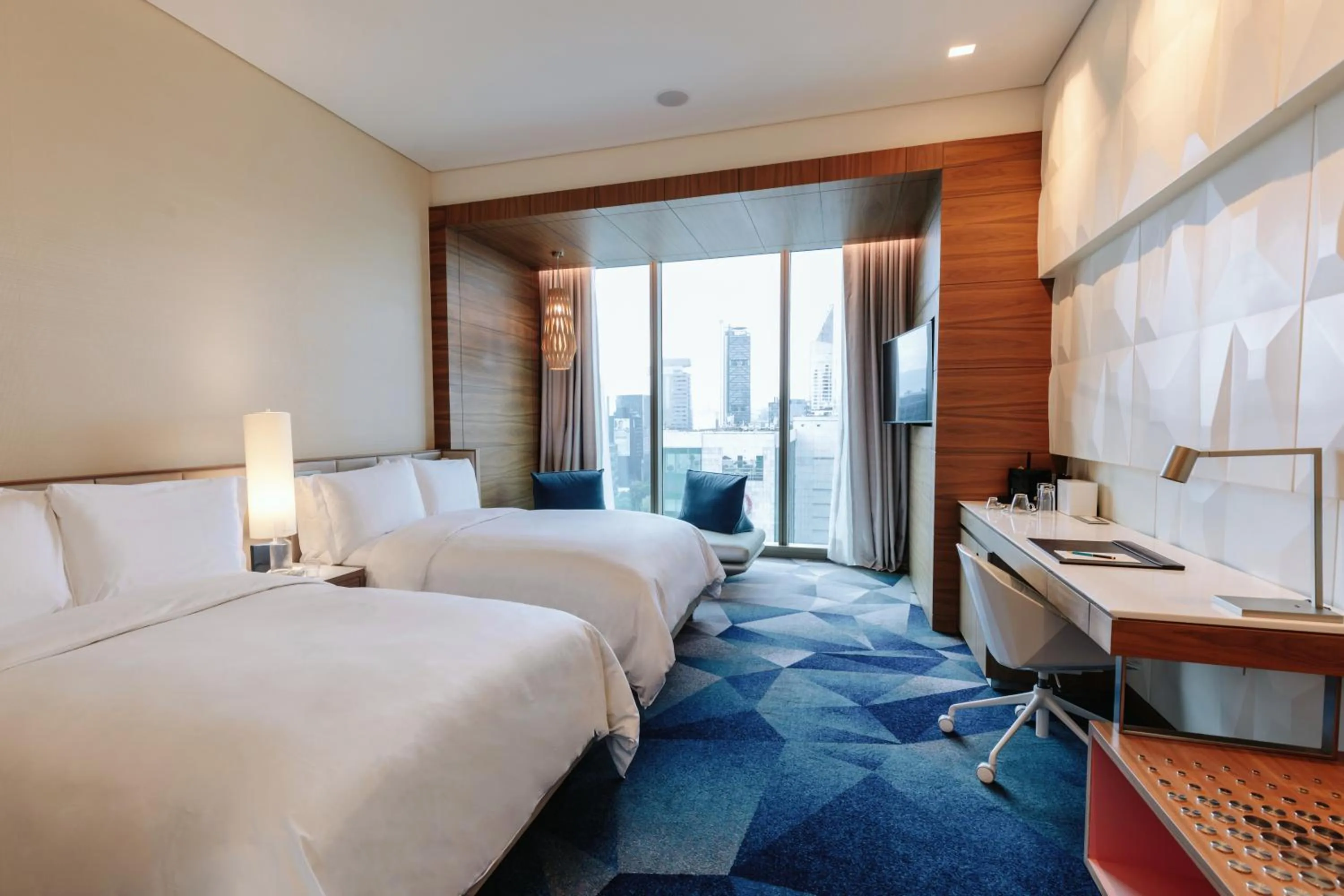 Superior Room with Two Double Beds and View in Sofitel Mexico City Reforma
