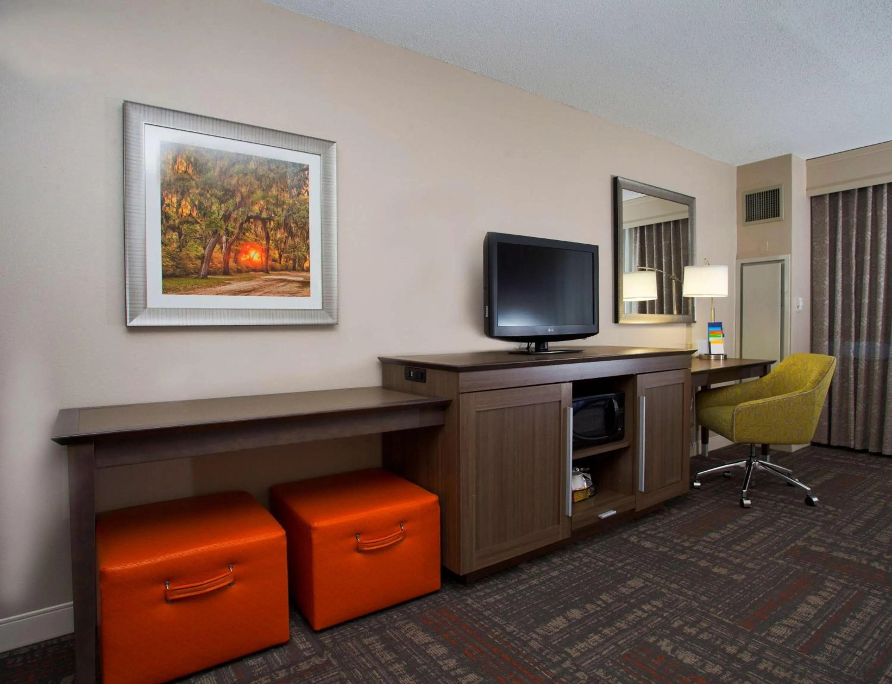 King Room with Accessible Tub - Mobility and Hearing Access/Non-Smoking in Hampton Inn & Suites Valdosta/Conference Center