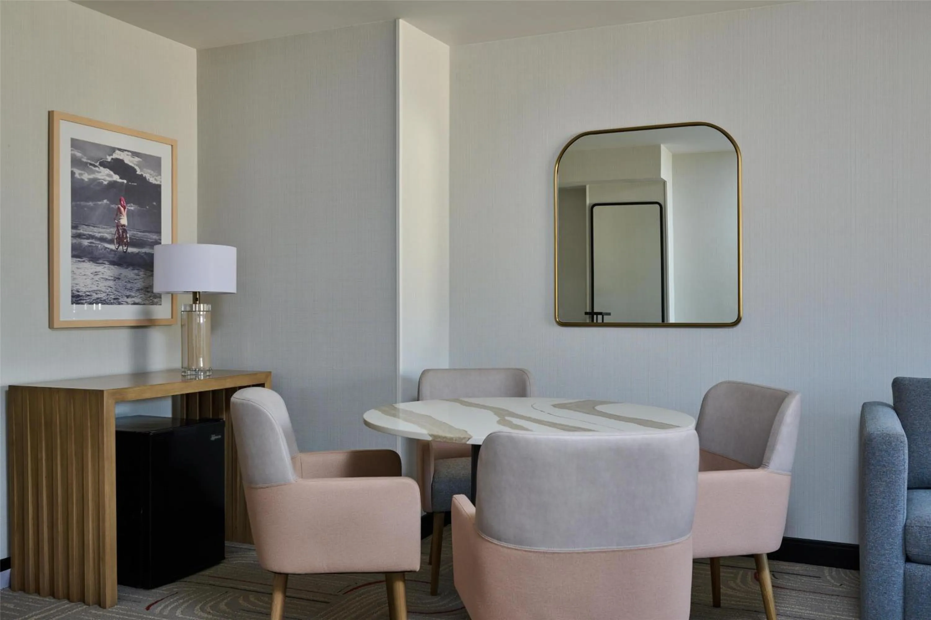 Two-Room King Suite - Non-Smoking in Hotel Zessa Orange County Airport, a DoubleTree by Hilton