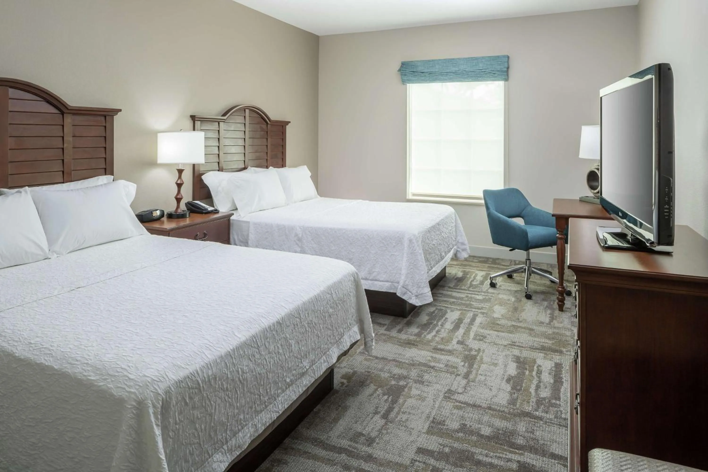 Room with Two Queen Beds - Non-Smoking in Hampton Inn New Smyrna Beach