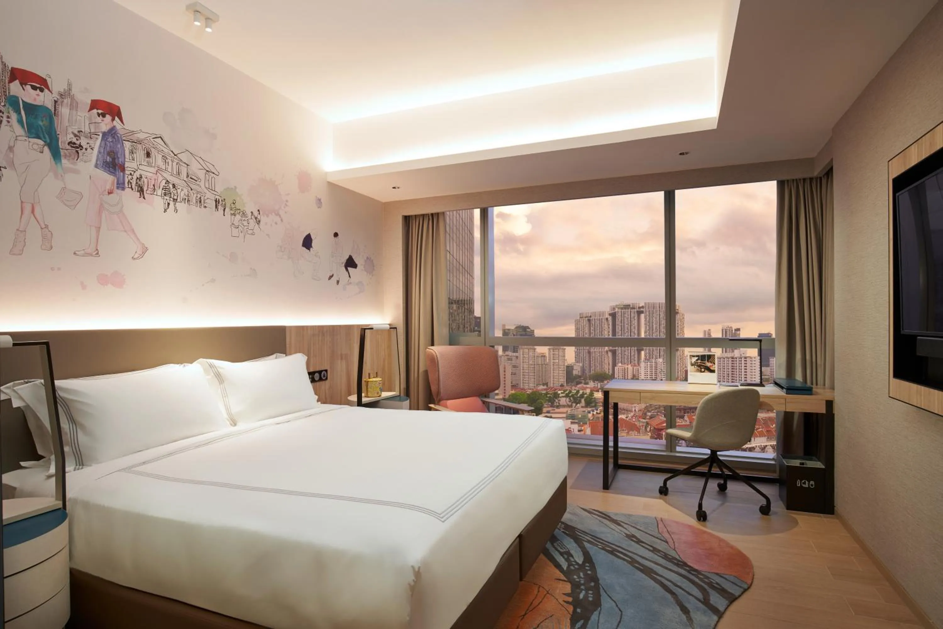 Studio Executive with Kitchenette & Lounge Access in Capri by Fraser China Square, Singapore