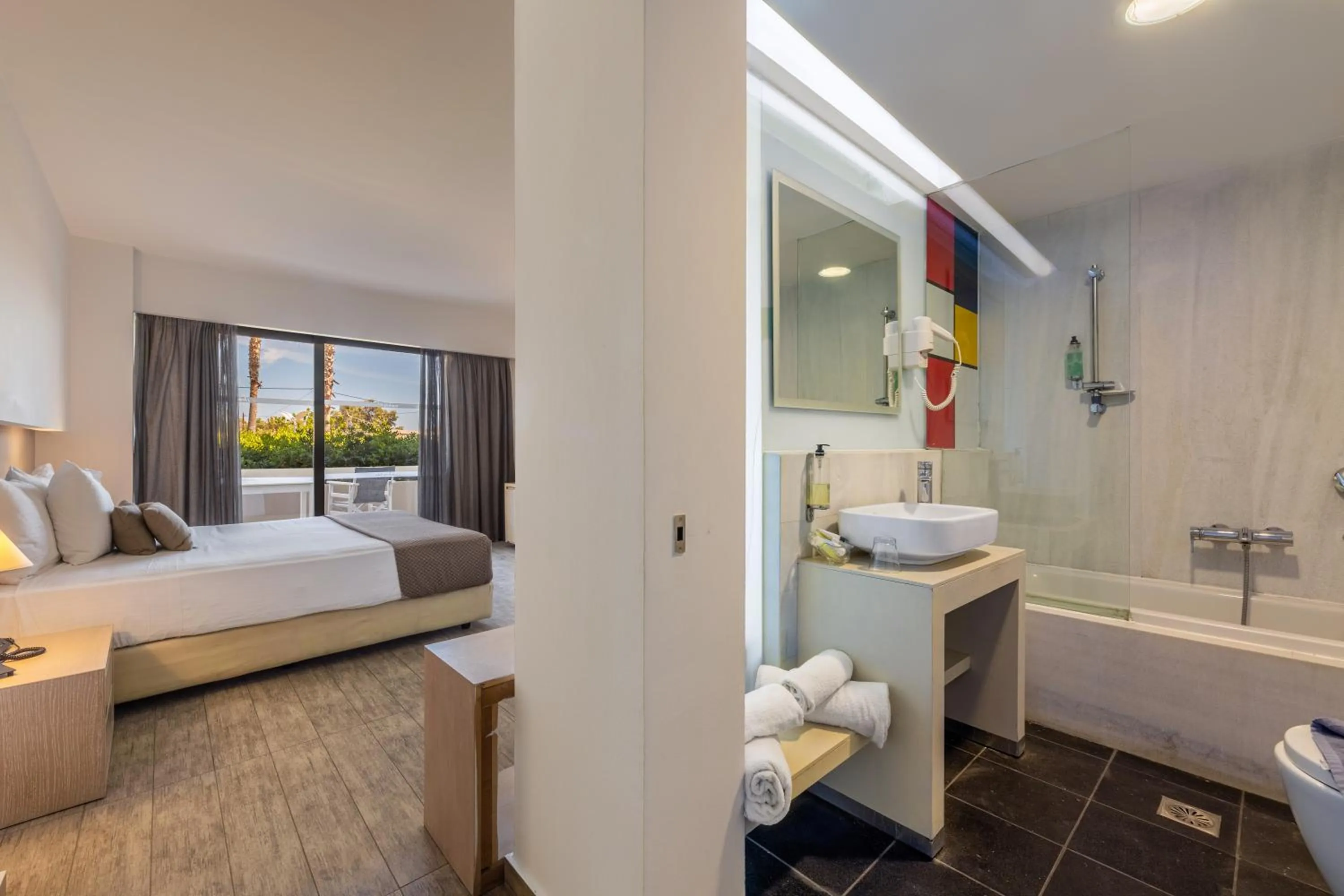 Double or Twin Room with Garden View in Akti Palace Hotel