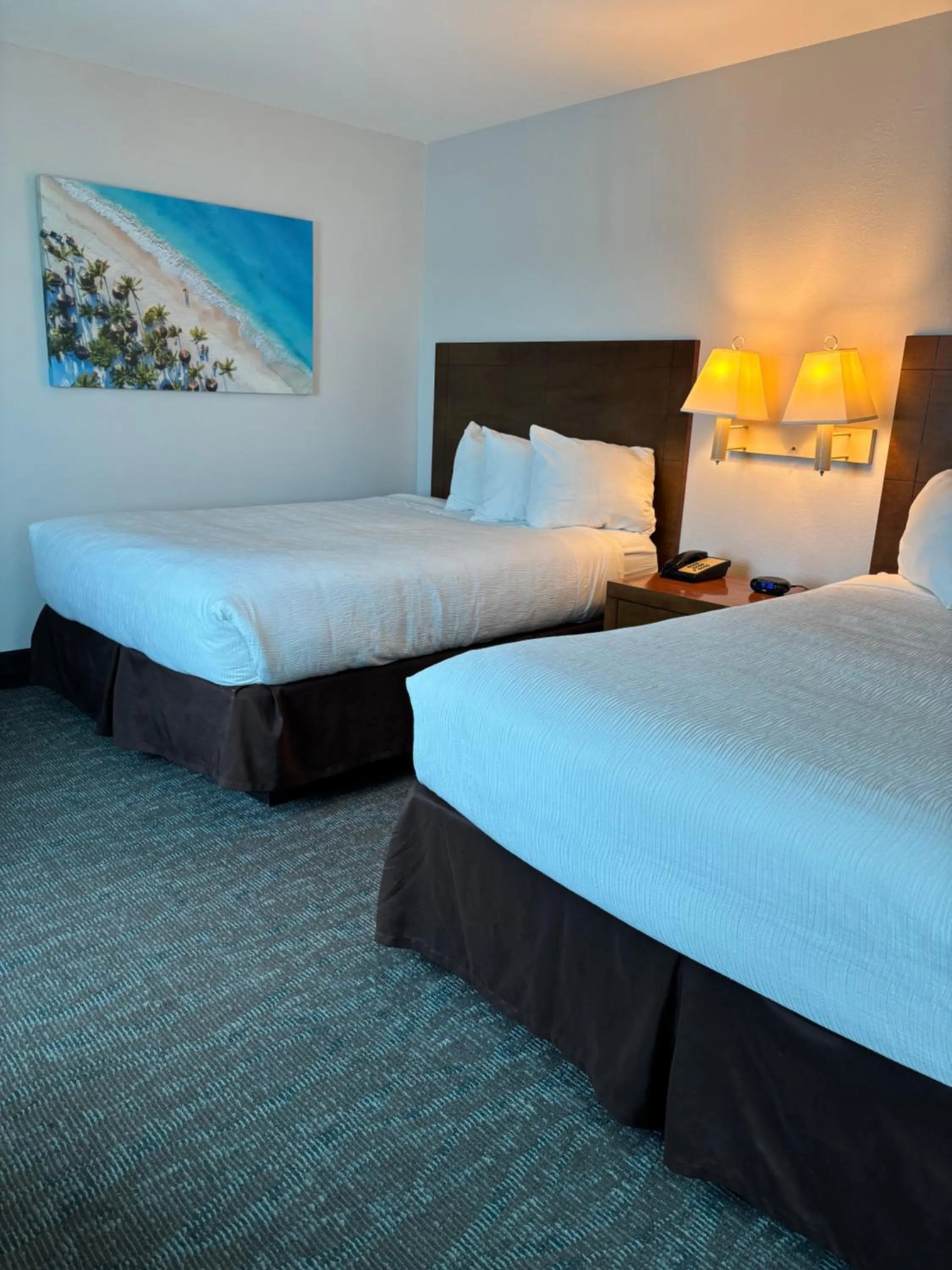 Queen Room with Two Queen Beds and Partial Gulf View in Gulfview Hotel - On the Beach