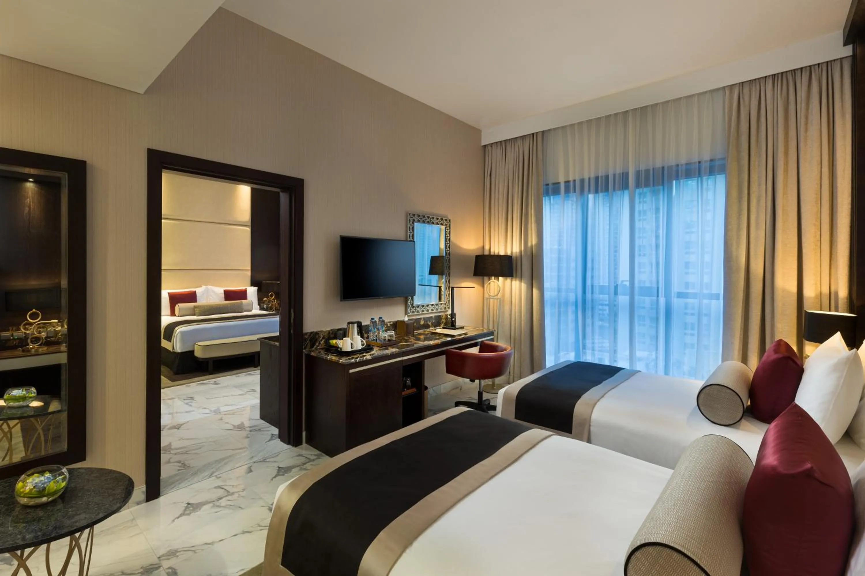 Superior Twin Room in Millennium Place Dubai Marina