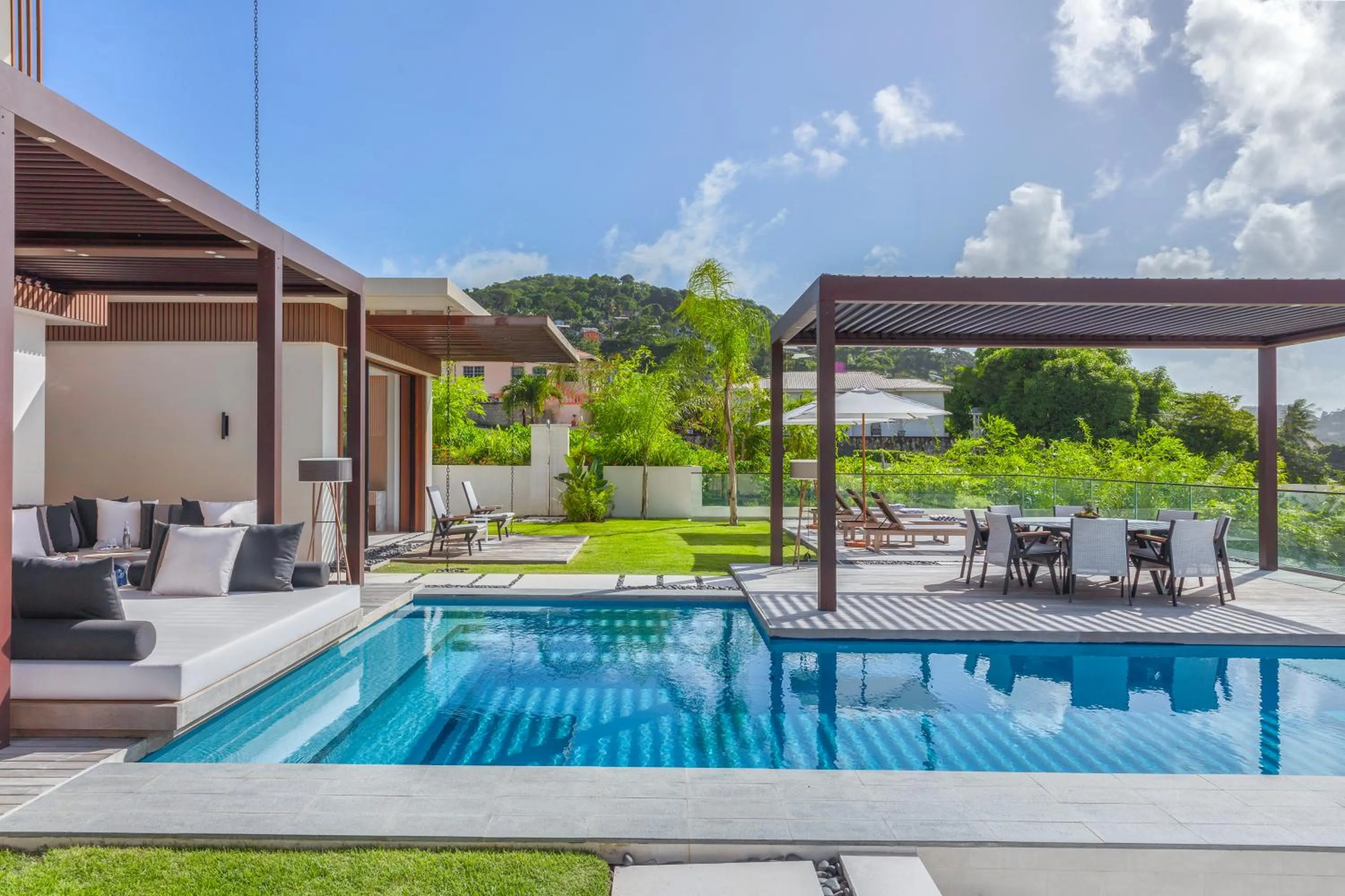 Three-Bedroom Ocean View Pool Villa  in Silversands Resort Grenada at Grand Anse