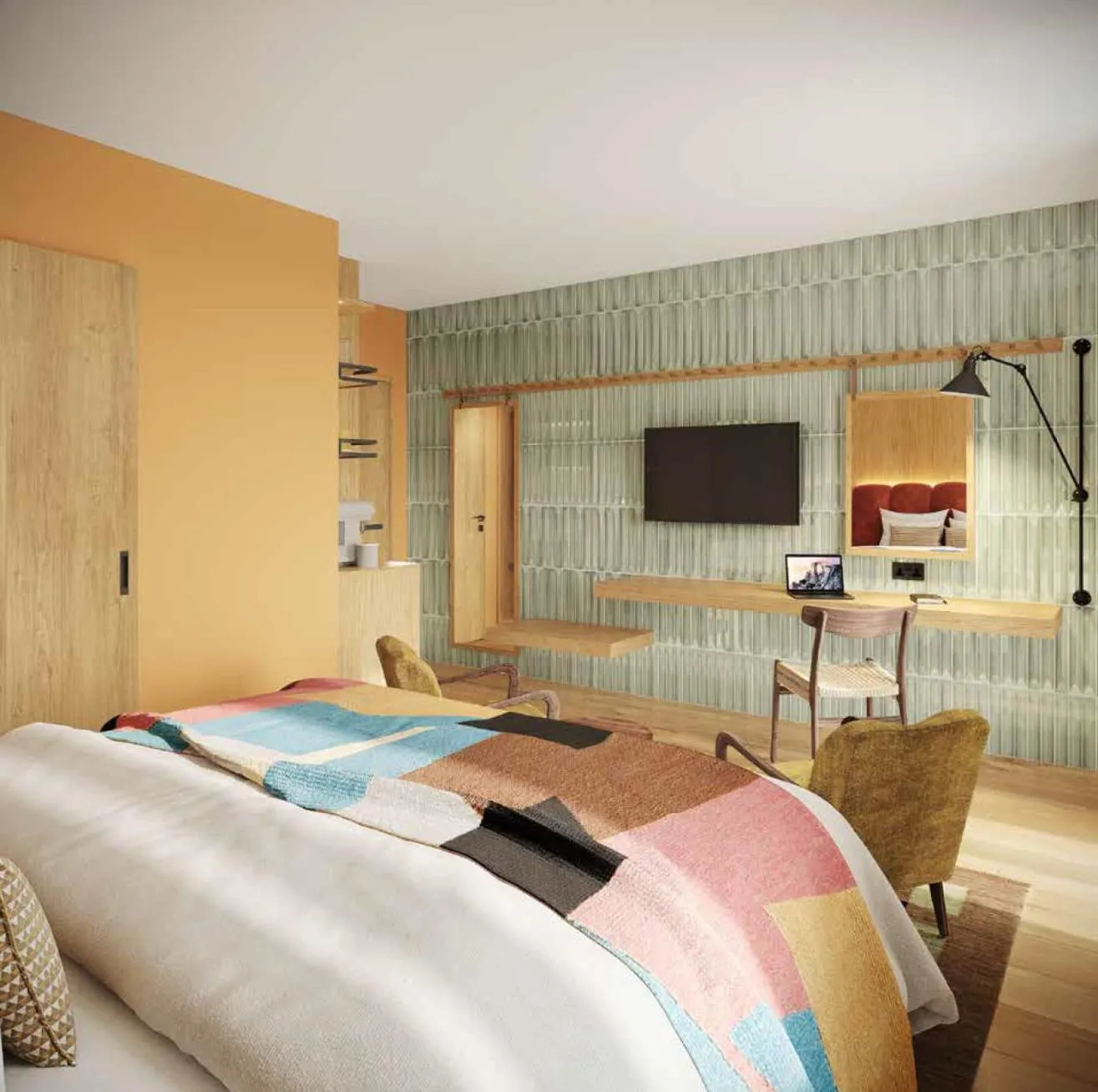 Urban Comfort Room in Hotel Alpina Luzern